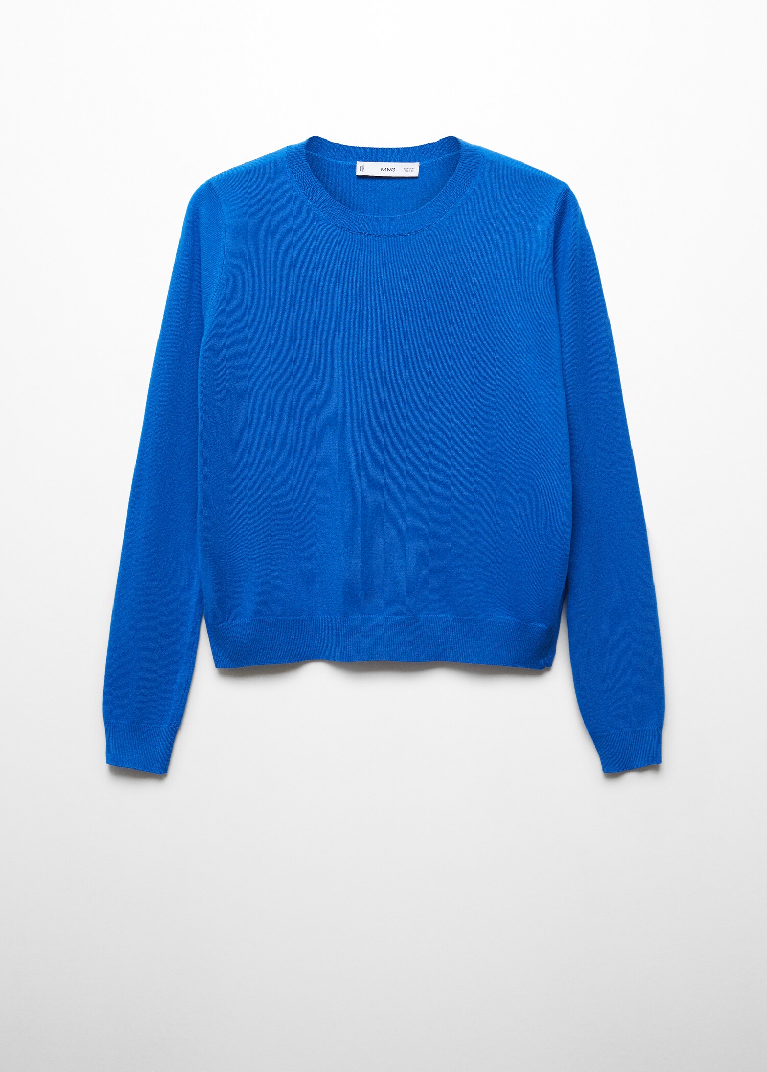 Round-neck knitted sweater - Article without model