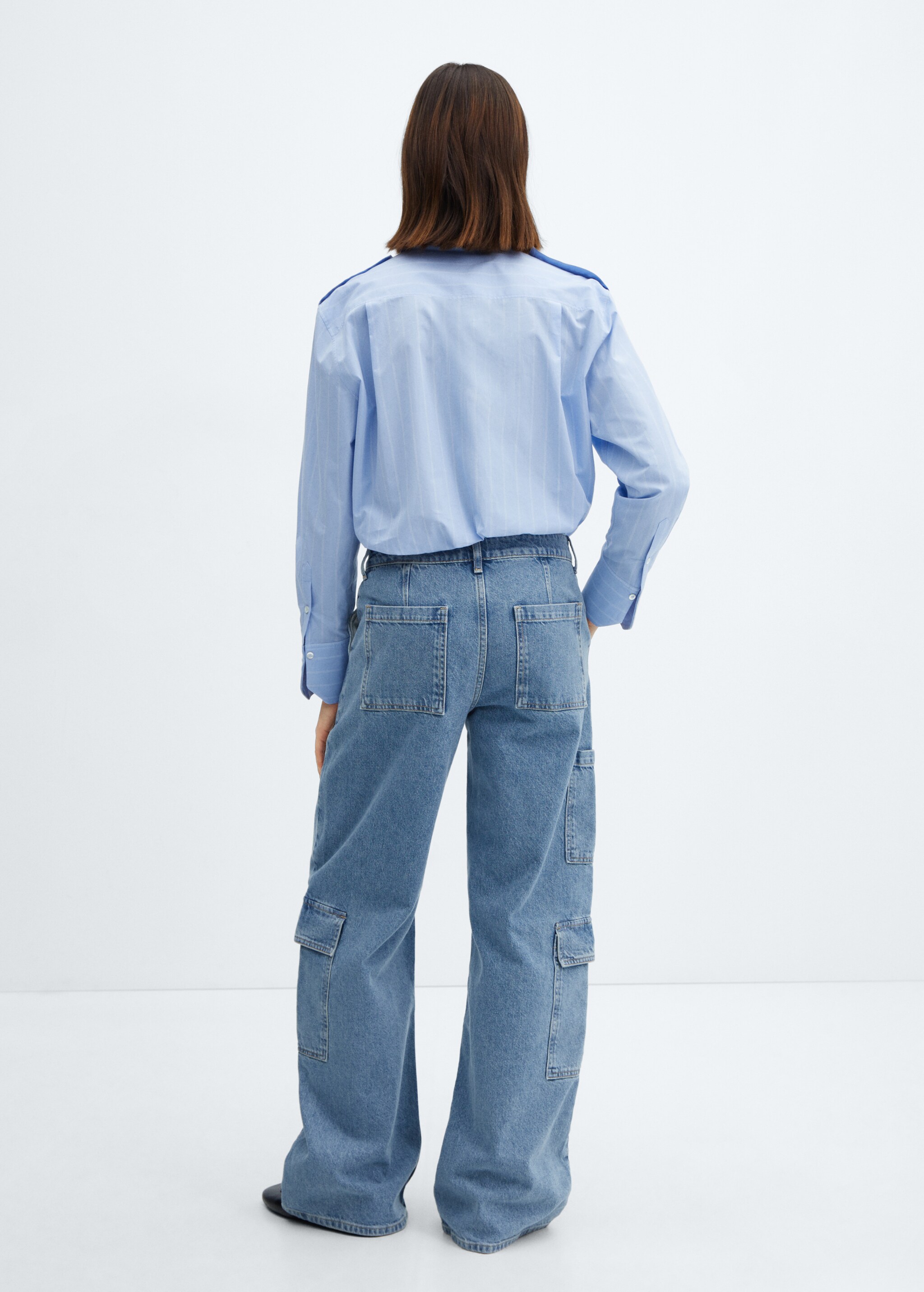 Jeans loose cargo bolsillos - Reverso del artículo