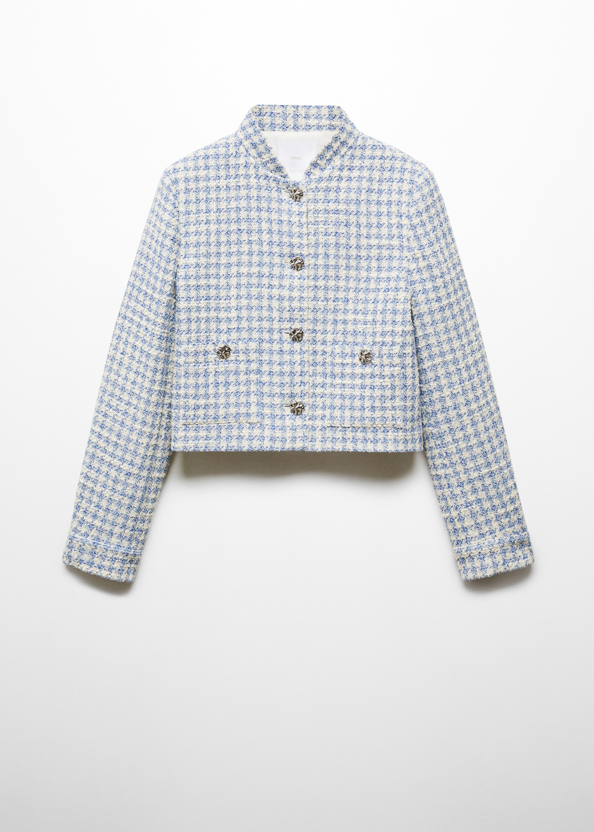 Tweed jacket with metal buttons - Article without model
