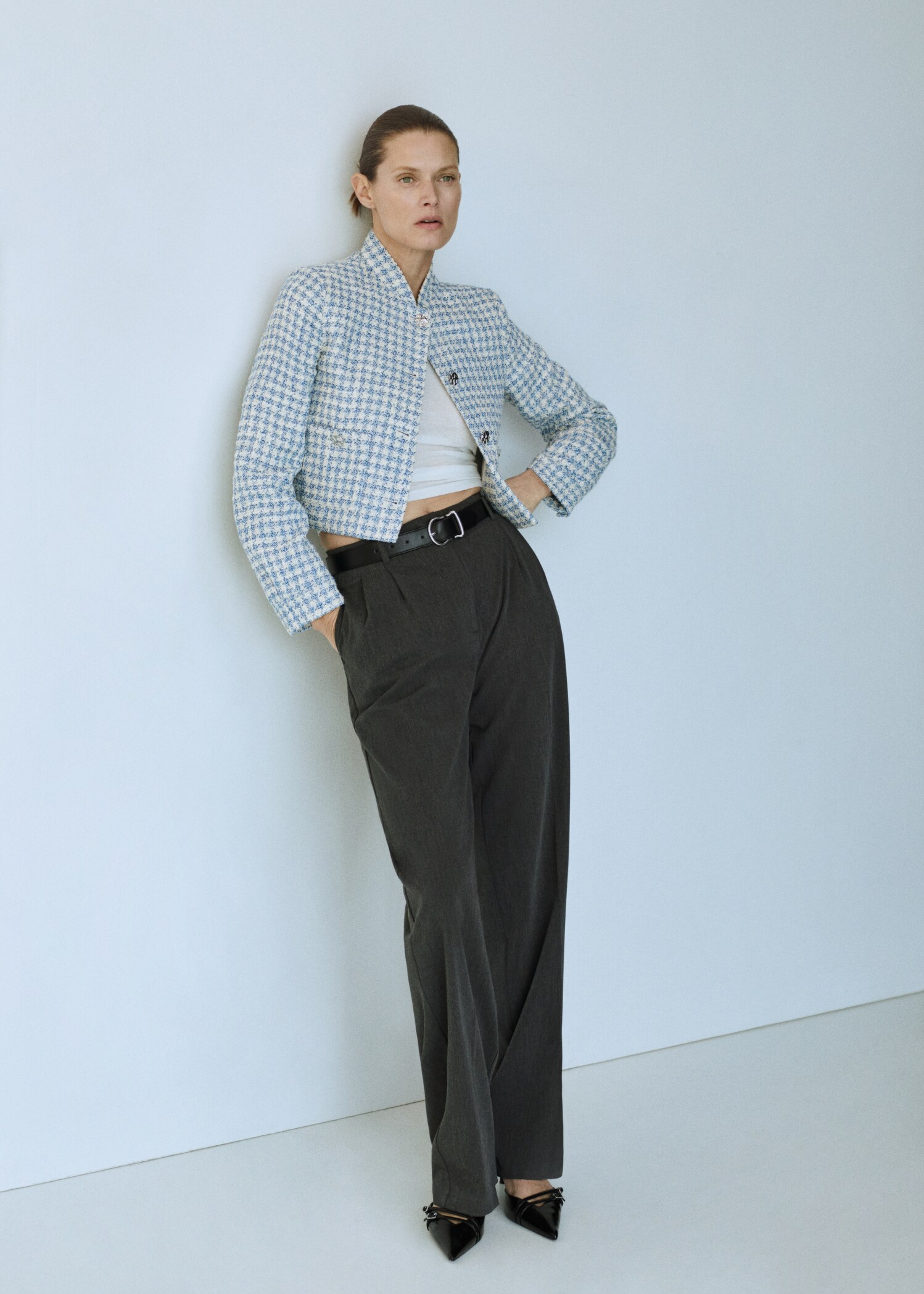 Tweed-jakke med metallknapper - Artikkeldetalj 7