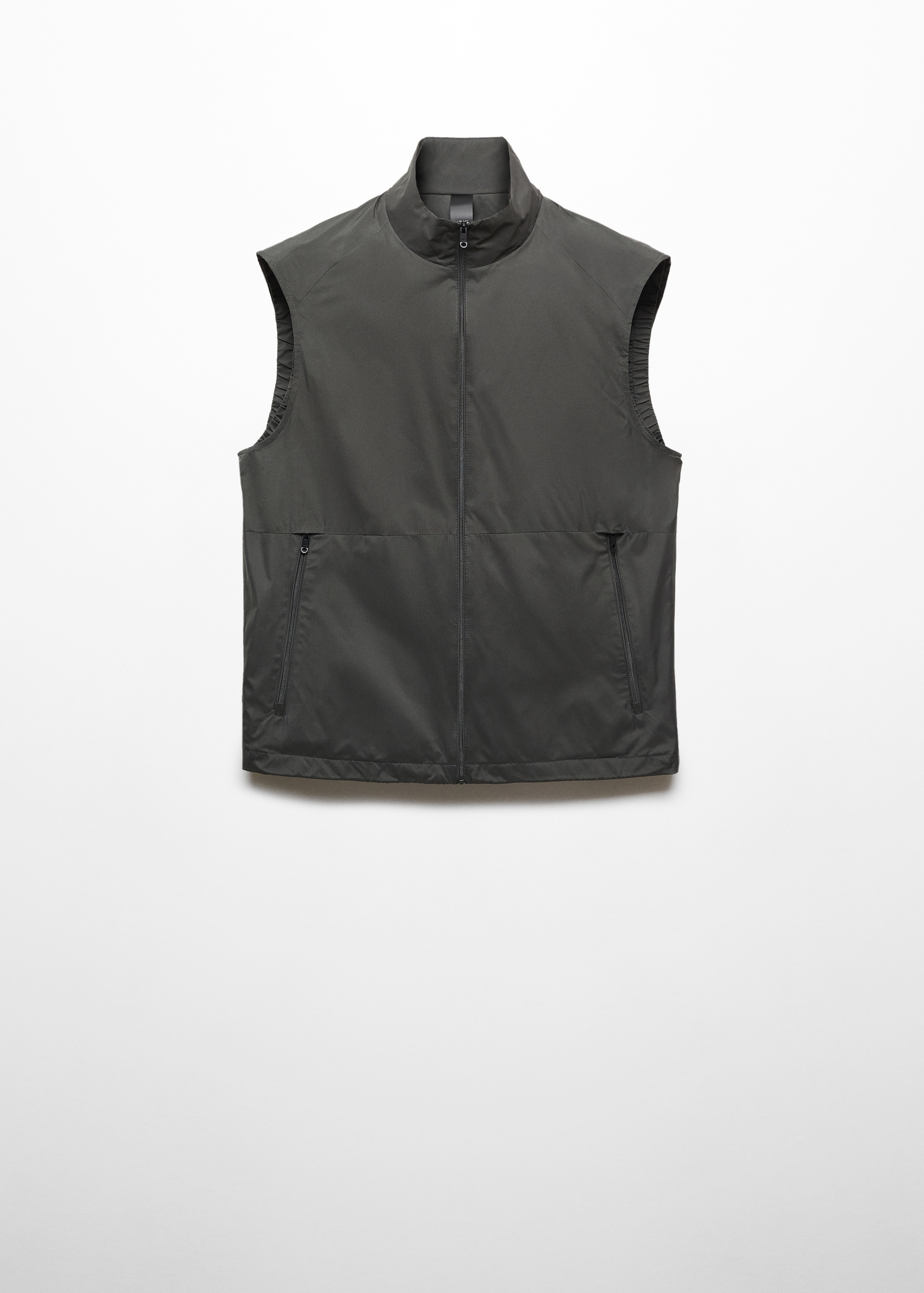 Straight water-repellent vest - Article without model