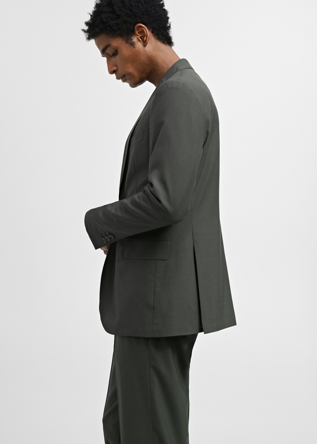 Slim-fit wool suit jacket - Men | MANGO China