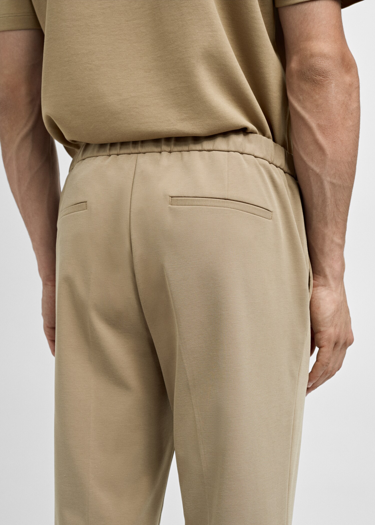 Slim Fit-Anzughose aus Baumwolle - Detail des Artikels 6