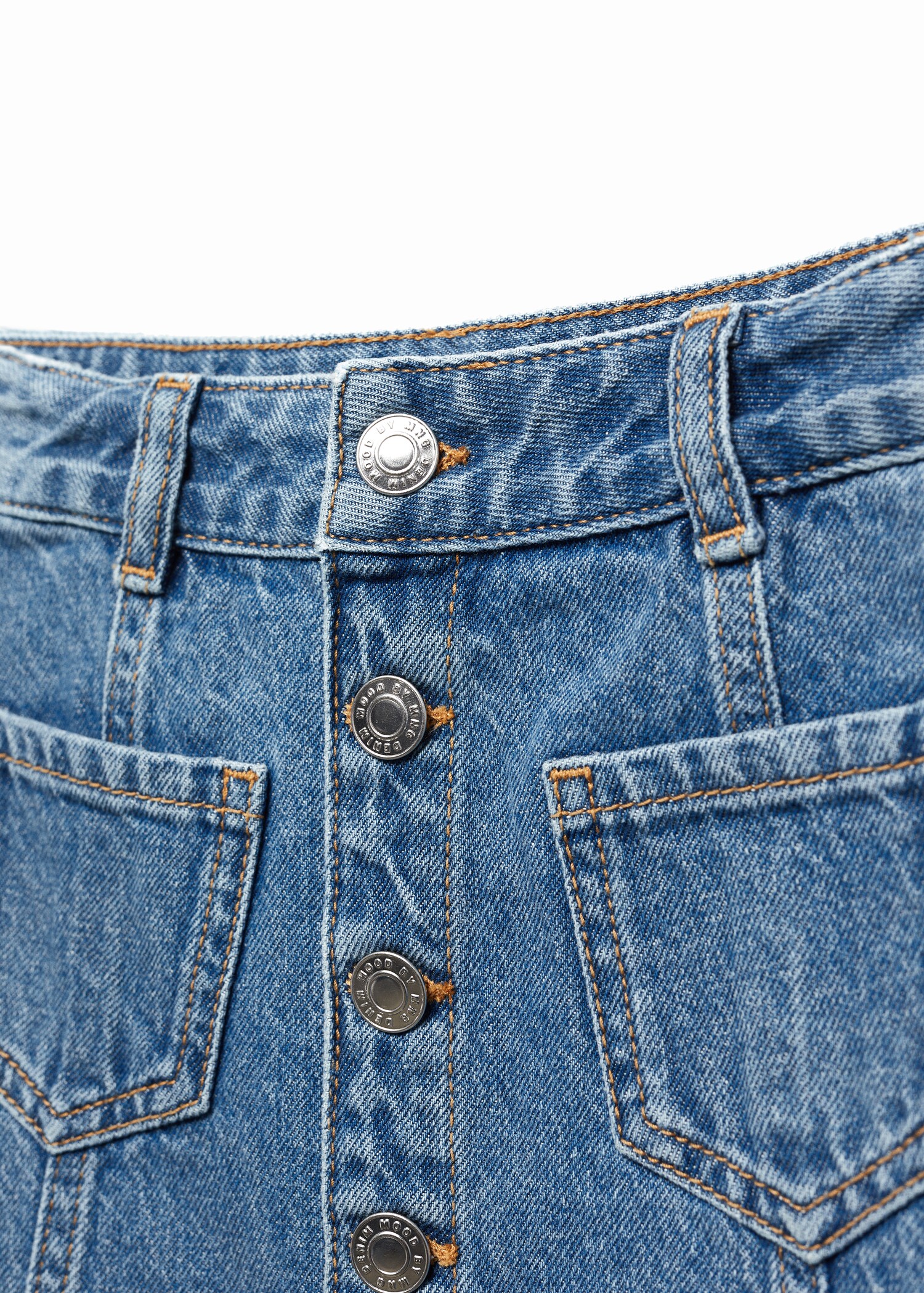 Jeansrock mit Knöpfen - Detail des Artikels 8
