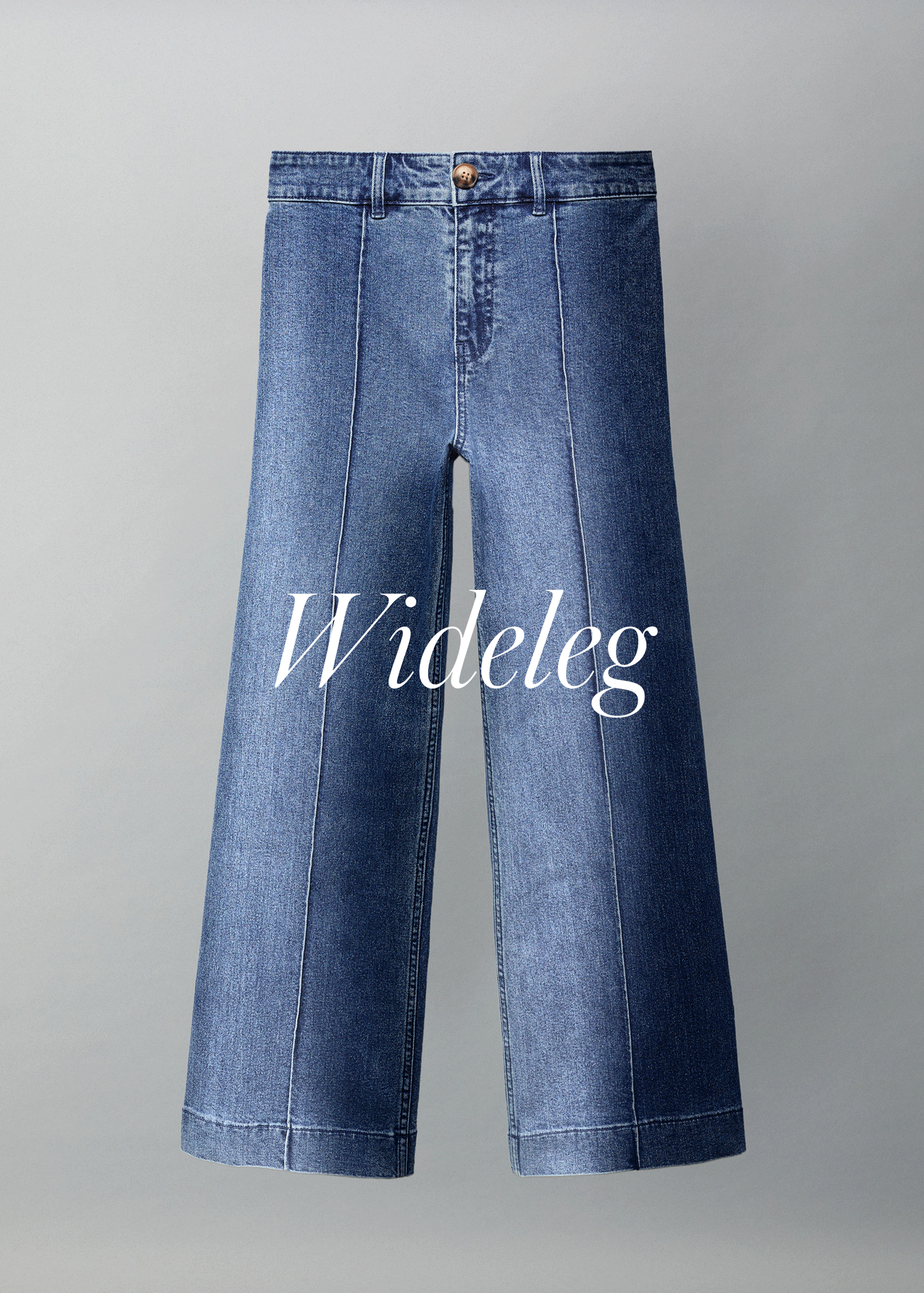 Wideleg jeans with decorative seams - Details of the article 9