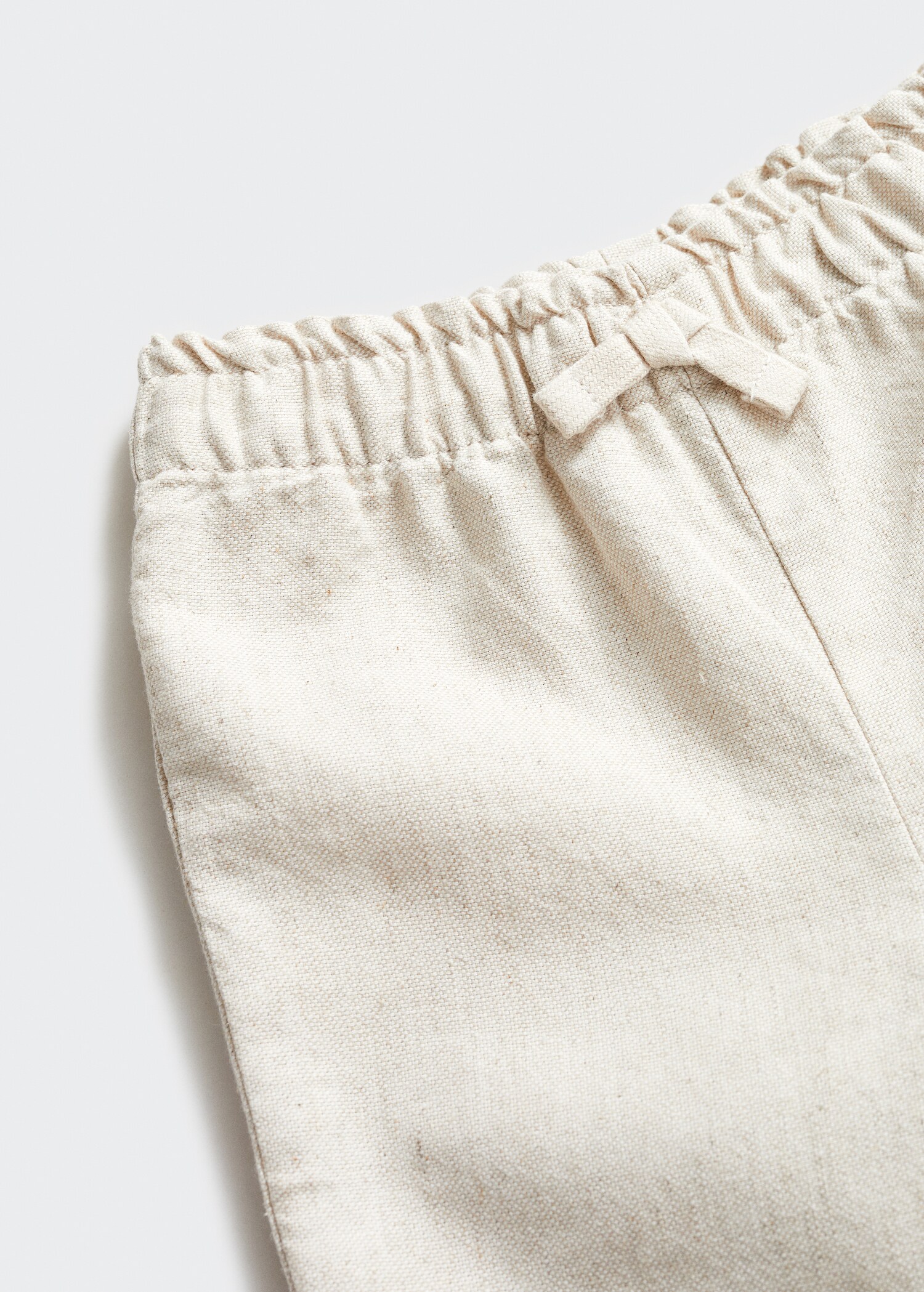 Pantalón lino cintura elástica - Detalle del artículo 8