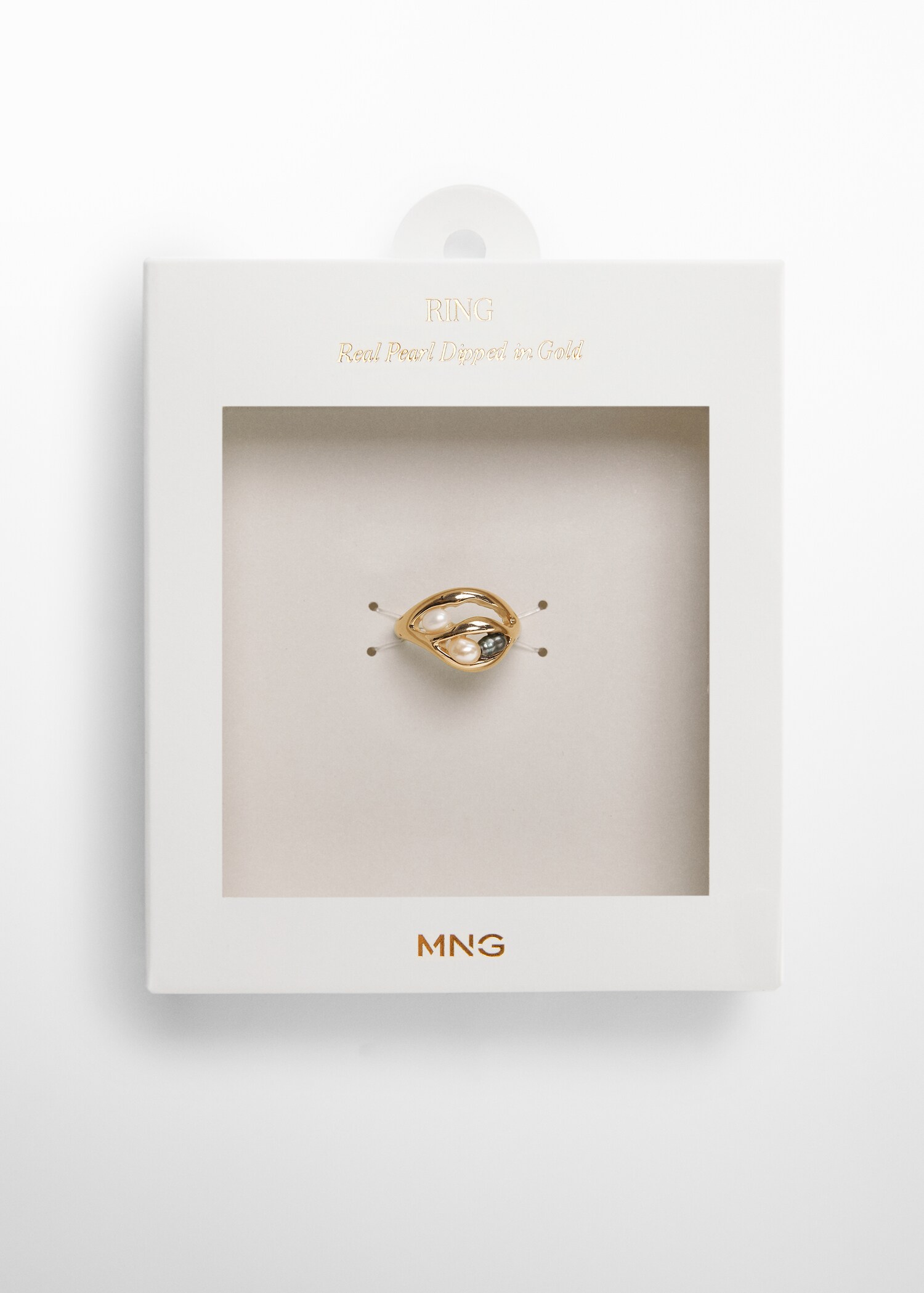 Combined natural pearl ring - Details of the article 7