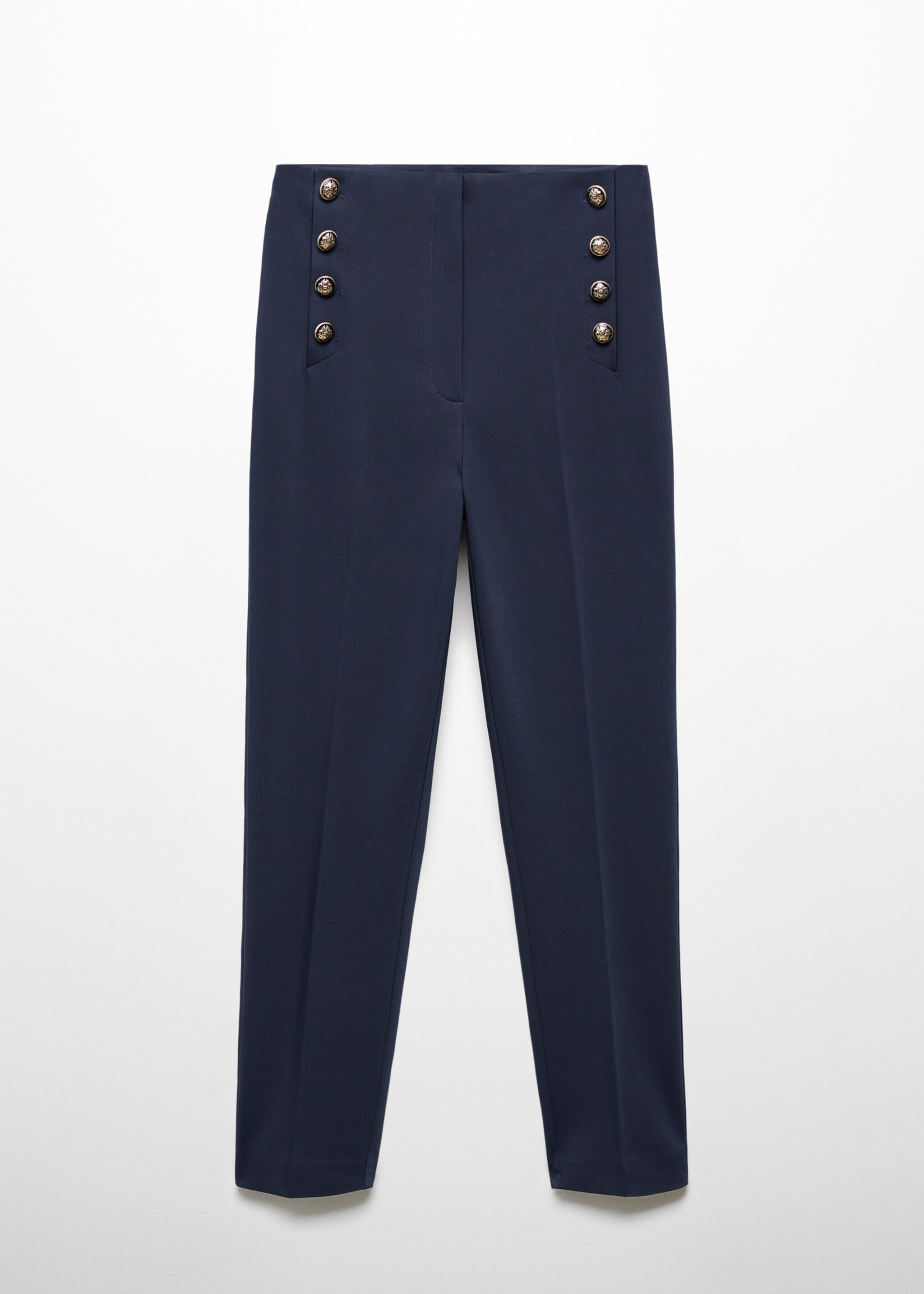 Cropped button trousers - Article without model