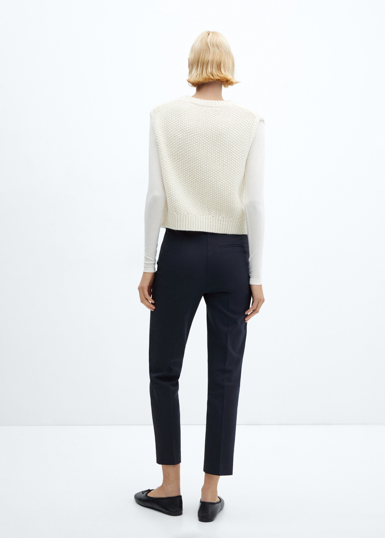 Pantaloni crop bottoni - Retro dell'articolo