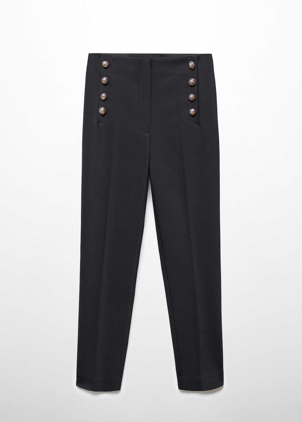 Cropped black pants womens best sale