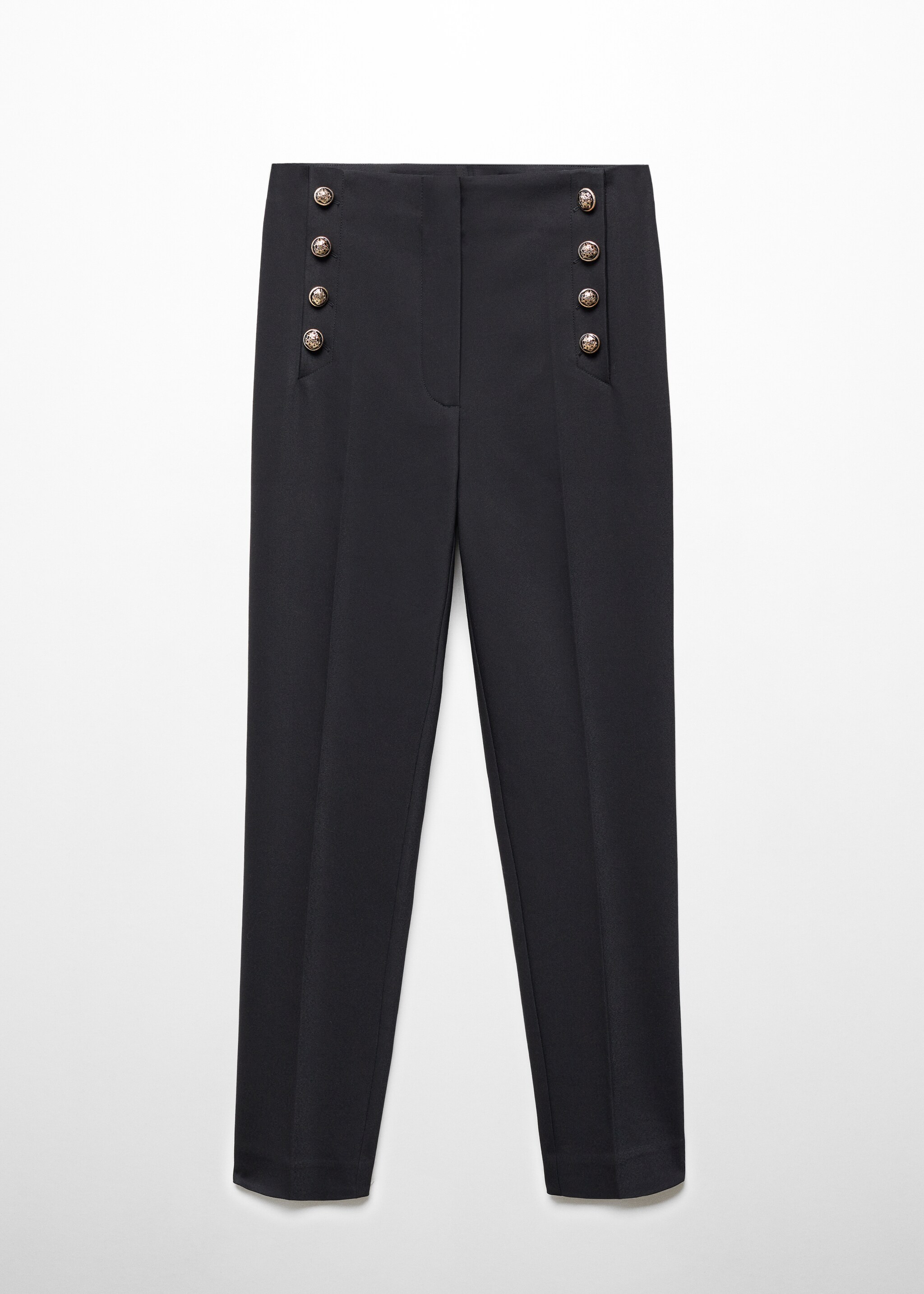 Cropped button trousers - Article without model