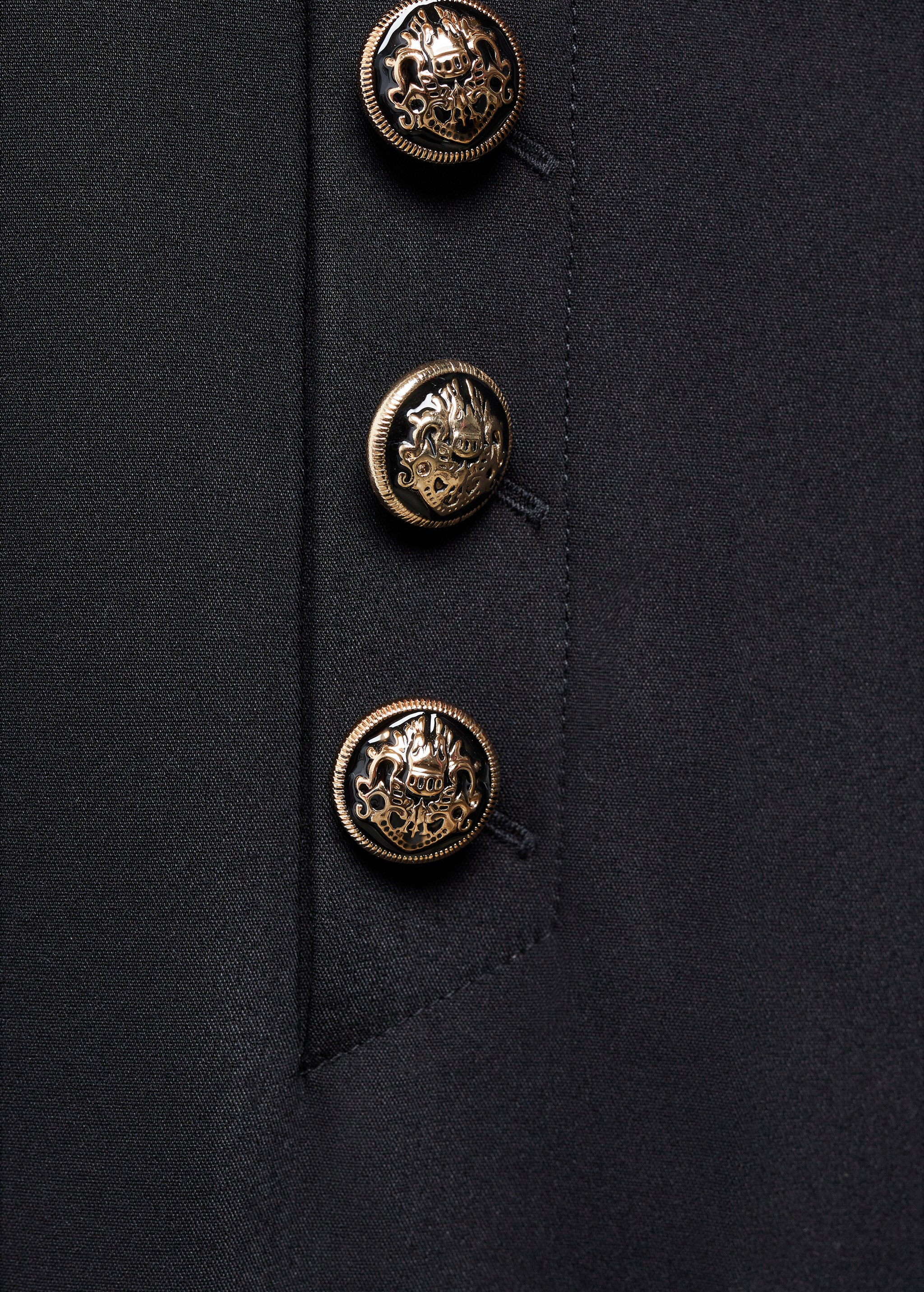 Cropped button trousers - Details of the article 8