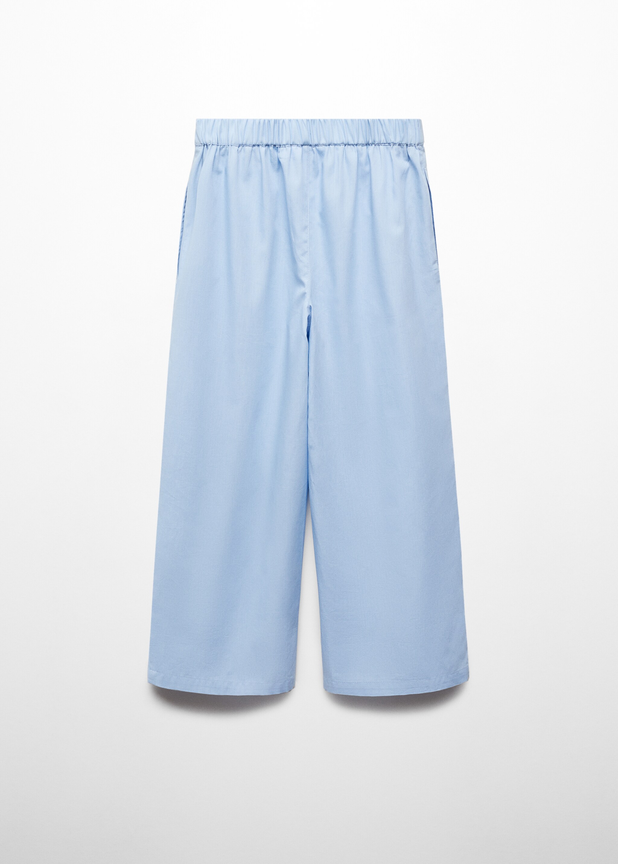 Cotton culotte trousers - Reverse of the article