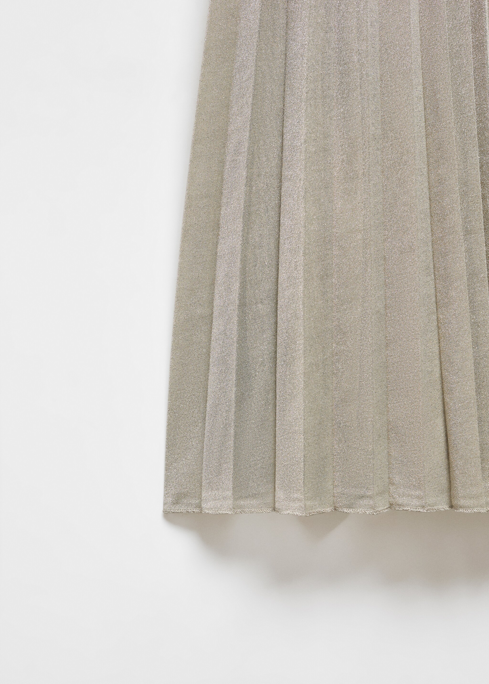 Pleated lurex skirt - Details of the article 8