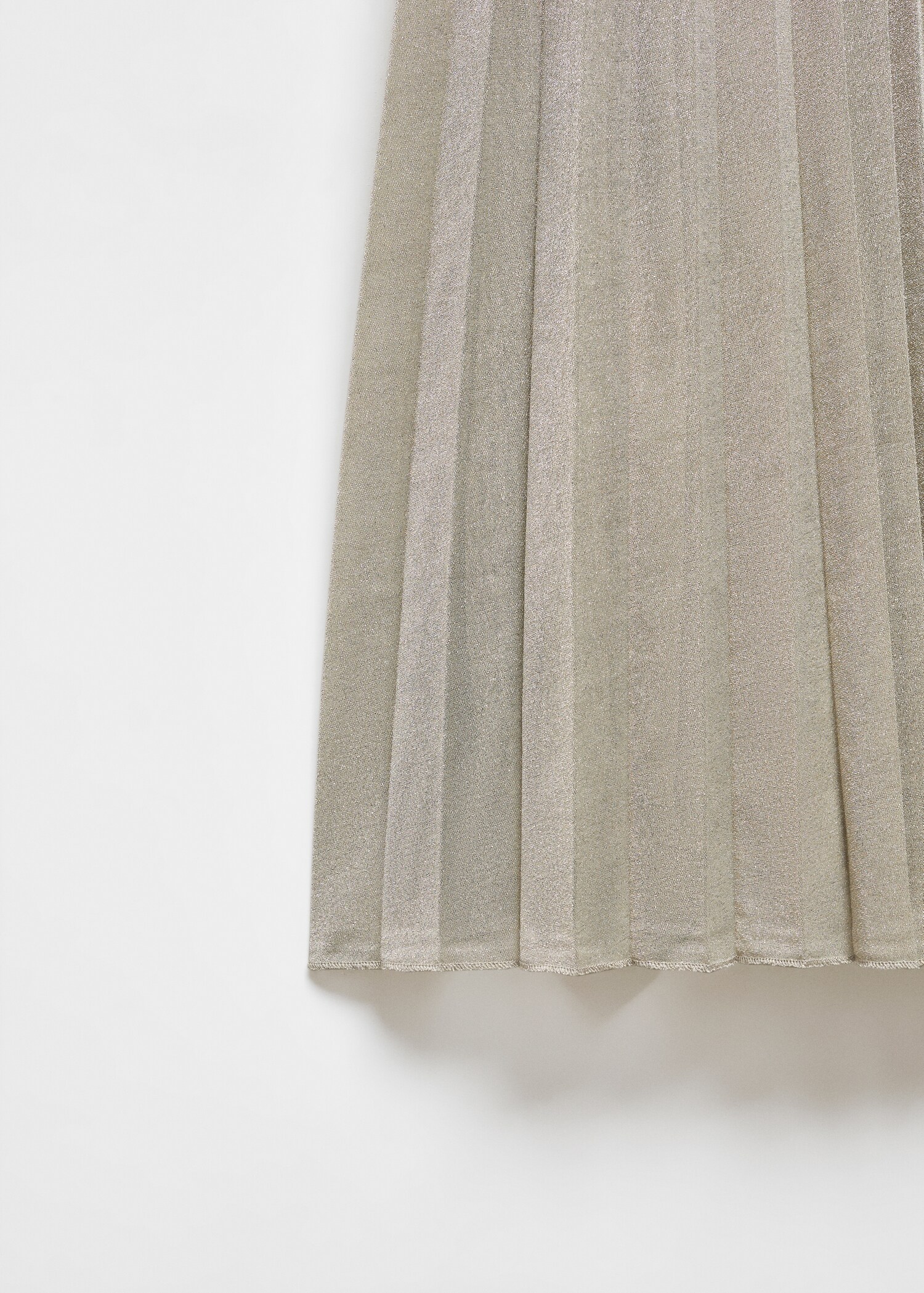 Pleated lurex skirt - Details of the article 8