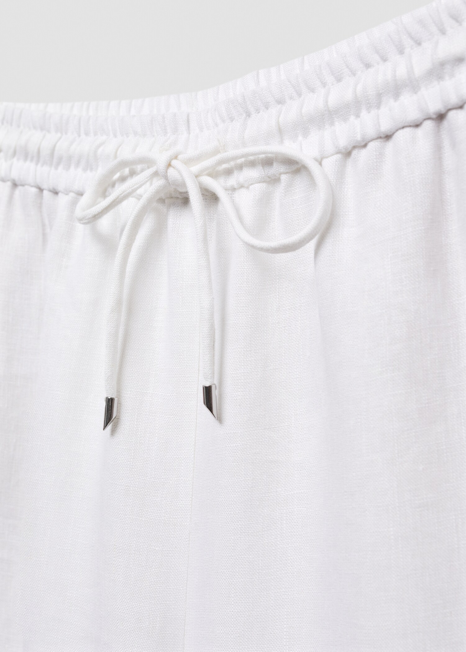 Pantalón lino cintura elástica - Detalle del artículo 8