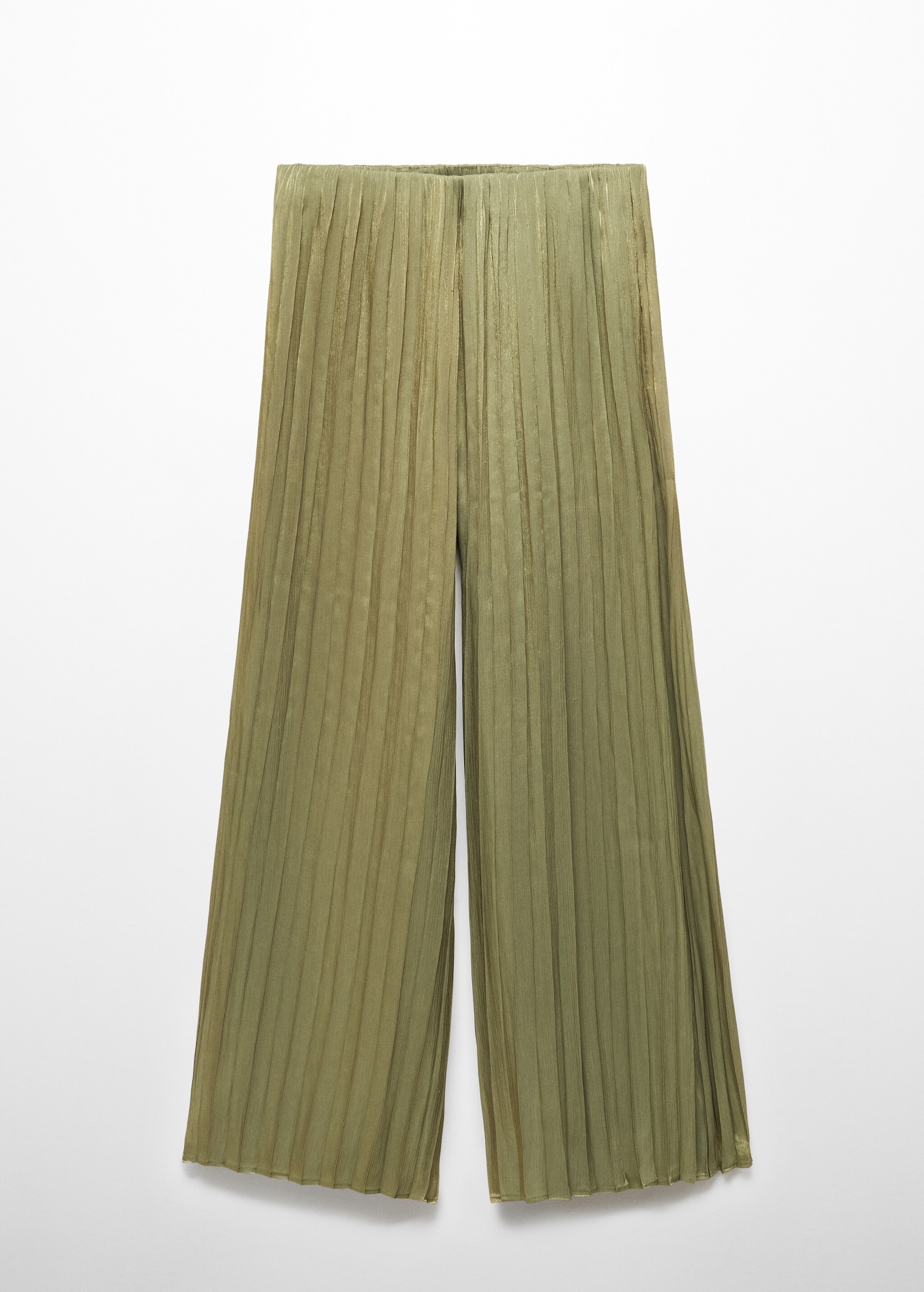 Pantaloni wide leg plisați - Articol fără model
