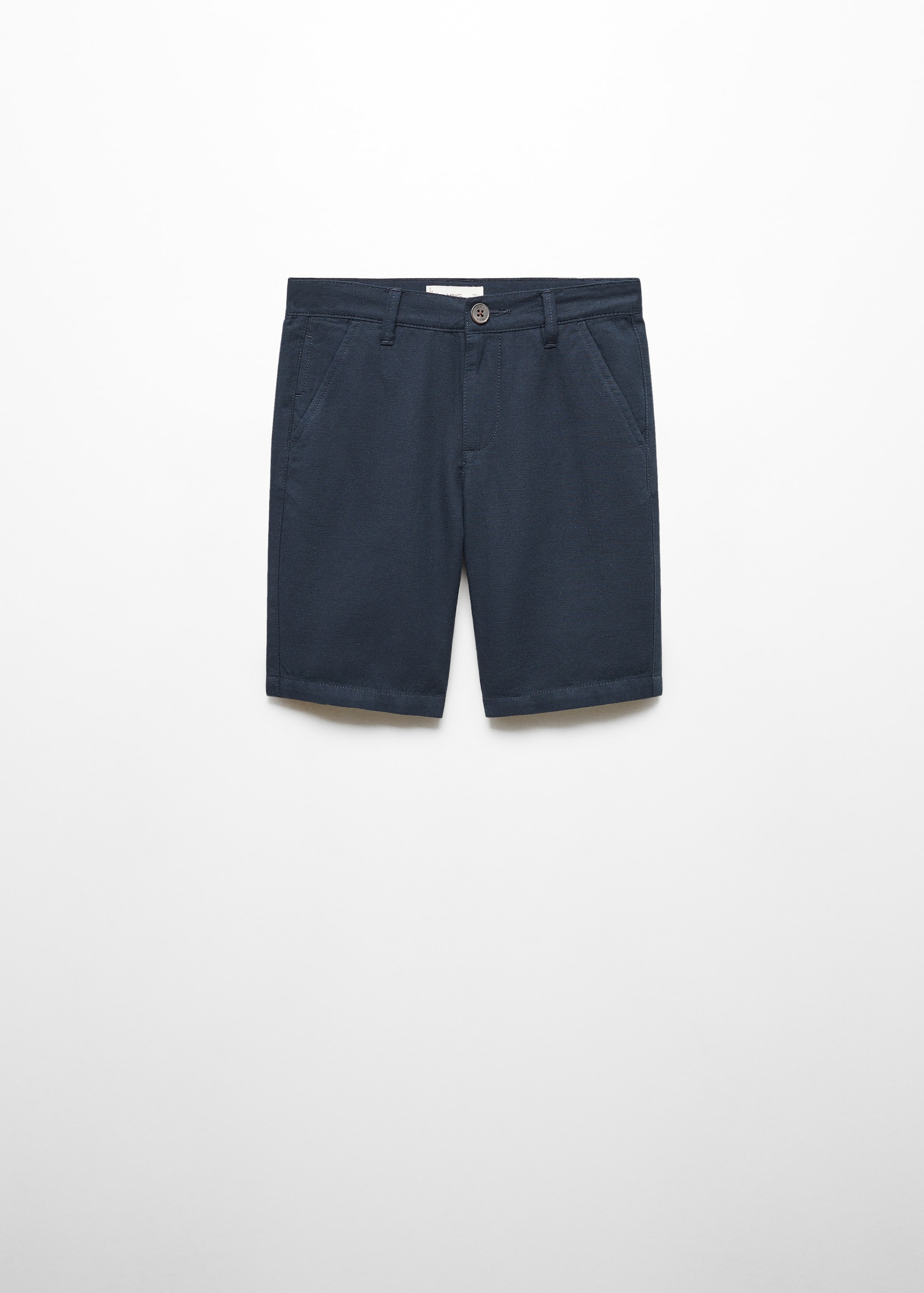 Linen chino Bermuda shorts - Article without model