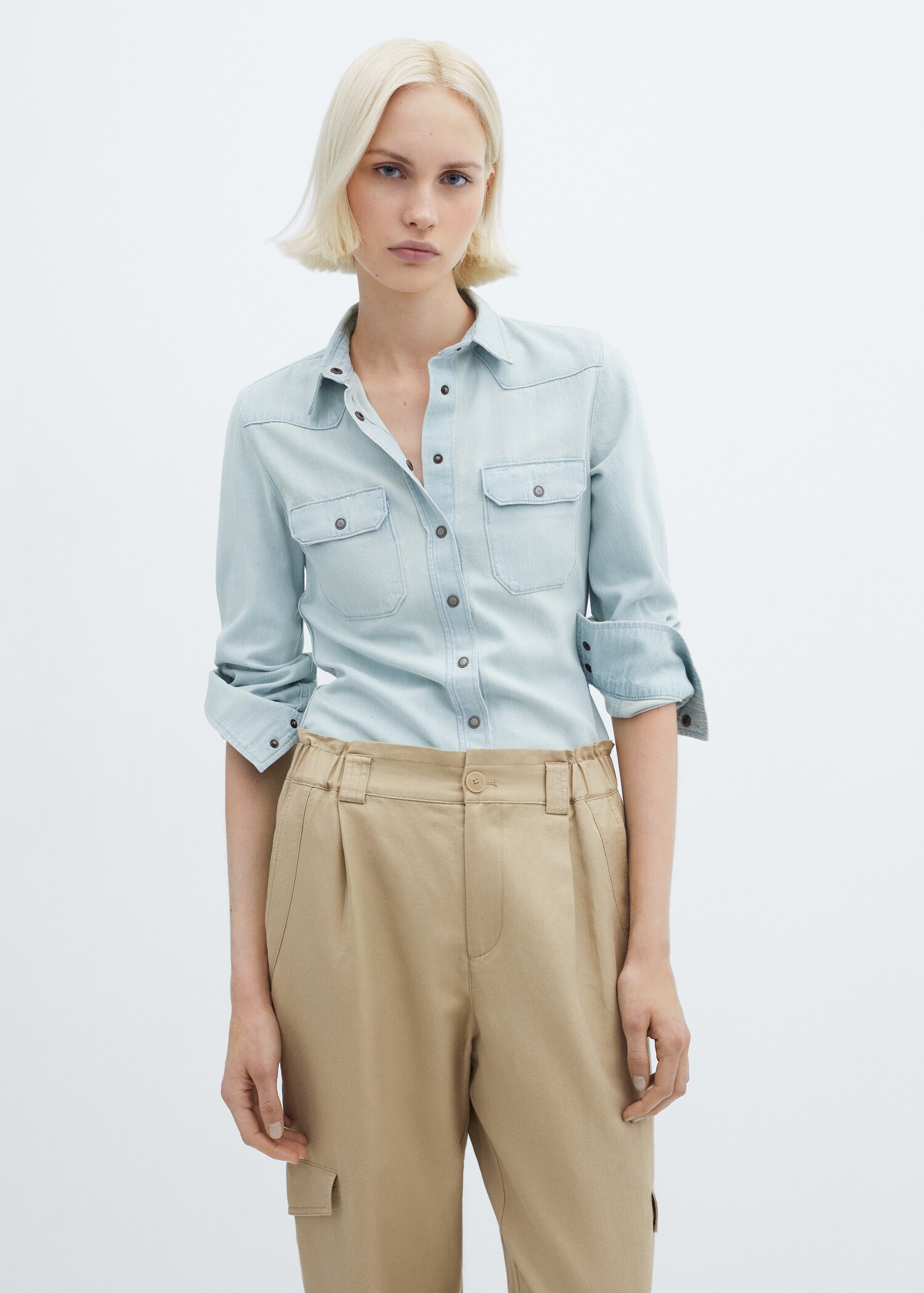 Pantalon cargo lin - Détail de l'article 1