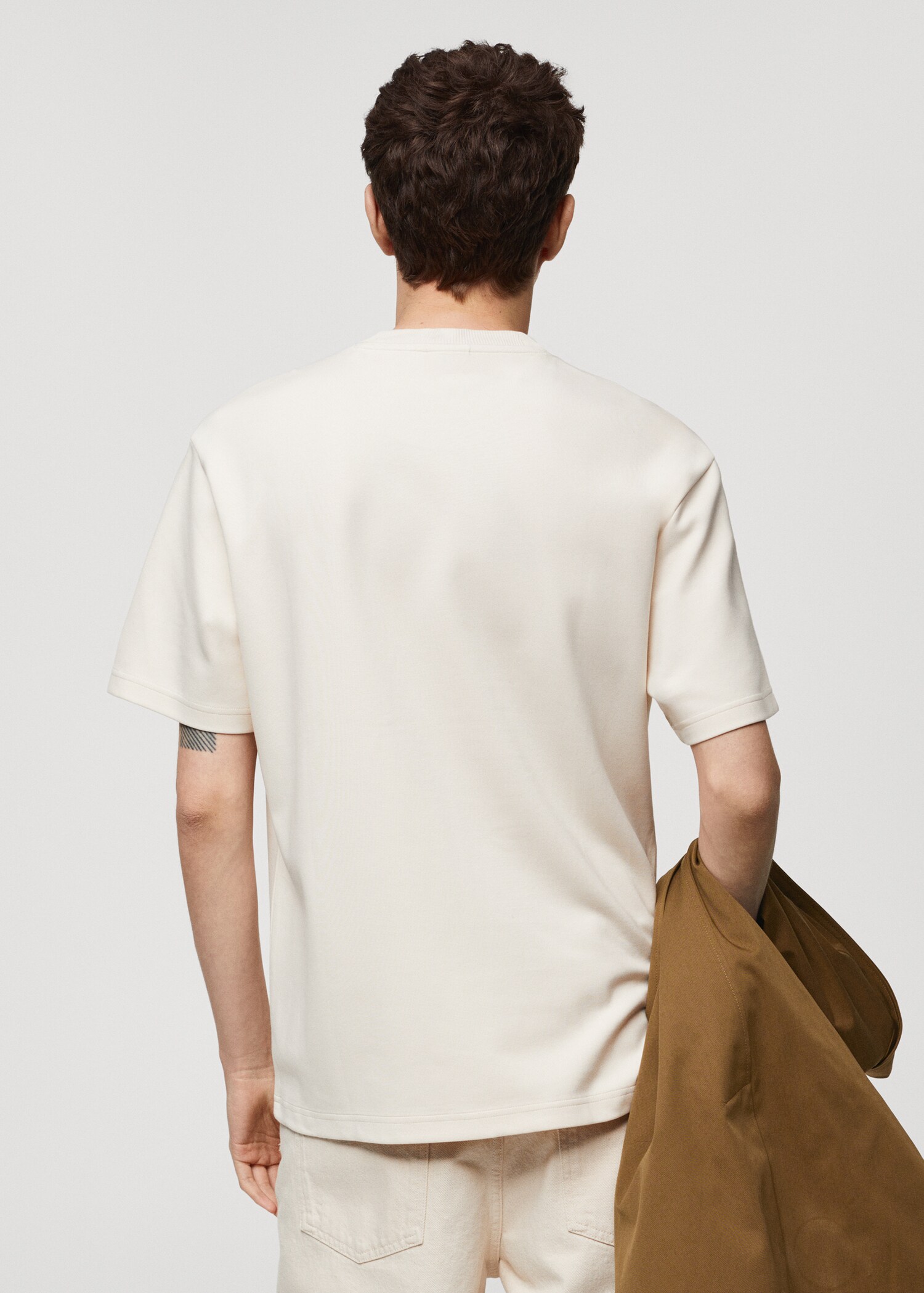 Relaxed-fit t-shirt with pocket - Reverse of the article