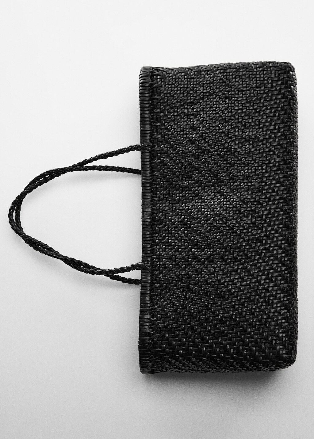 Braided leather bag Women MANGO Montenegro
