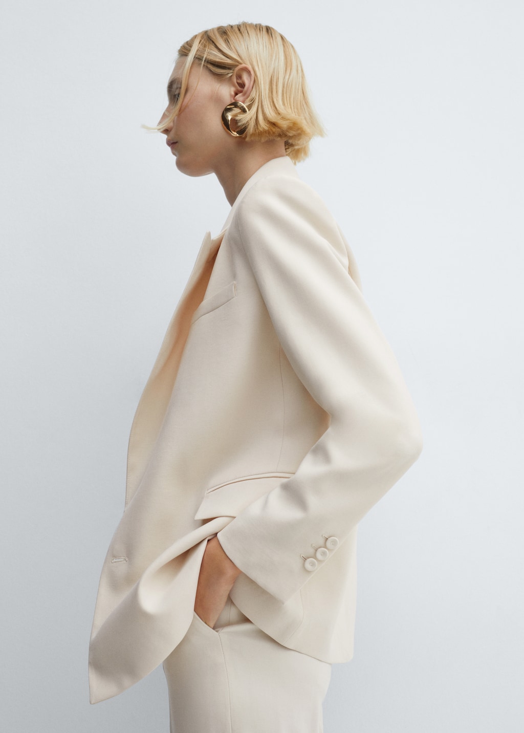 Veste de costume double boutonnage Femme MANGO Niger
