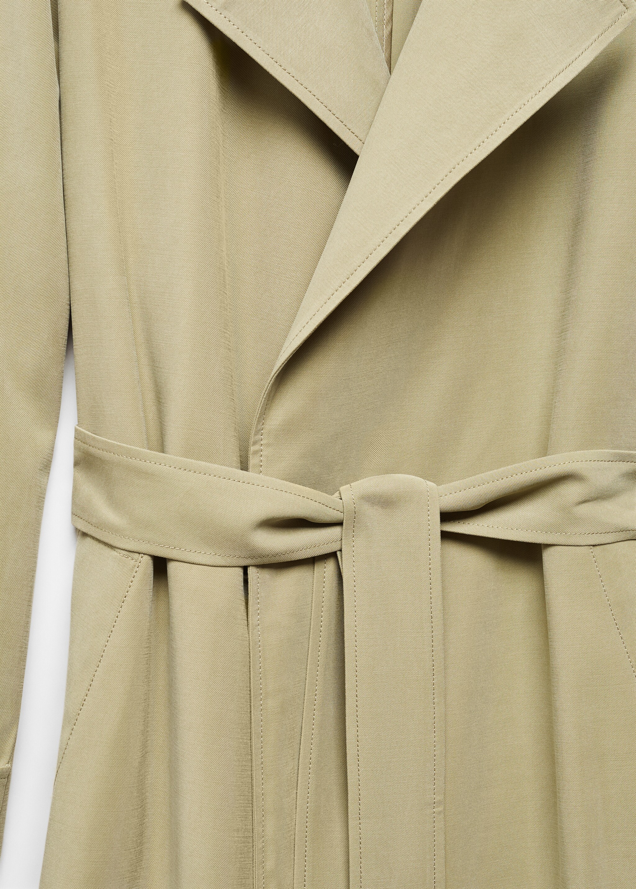 Flowy lapel trench - Details of the article 8