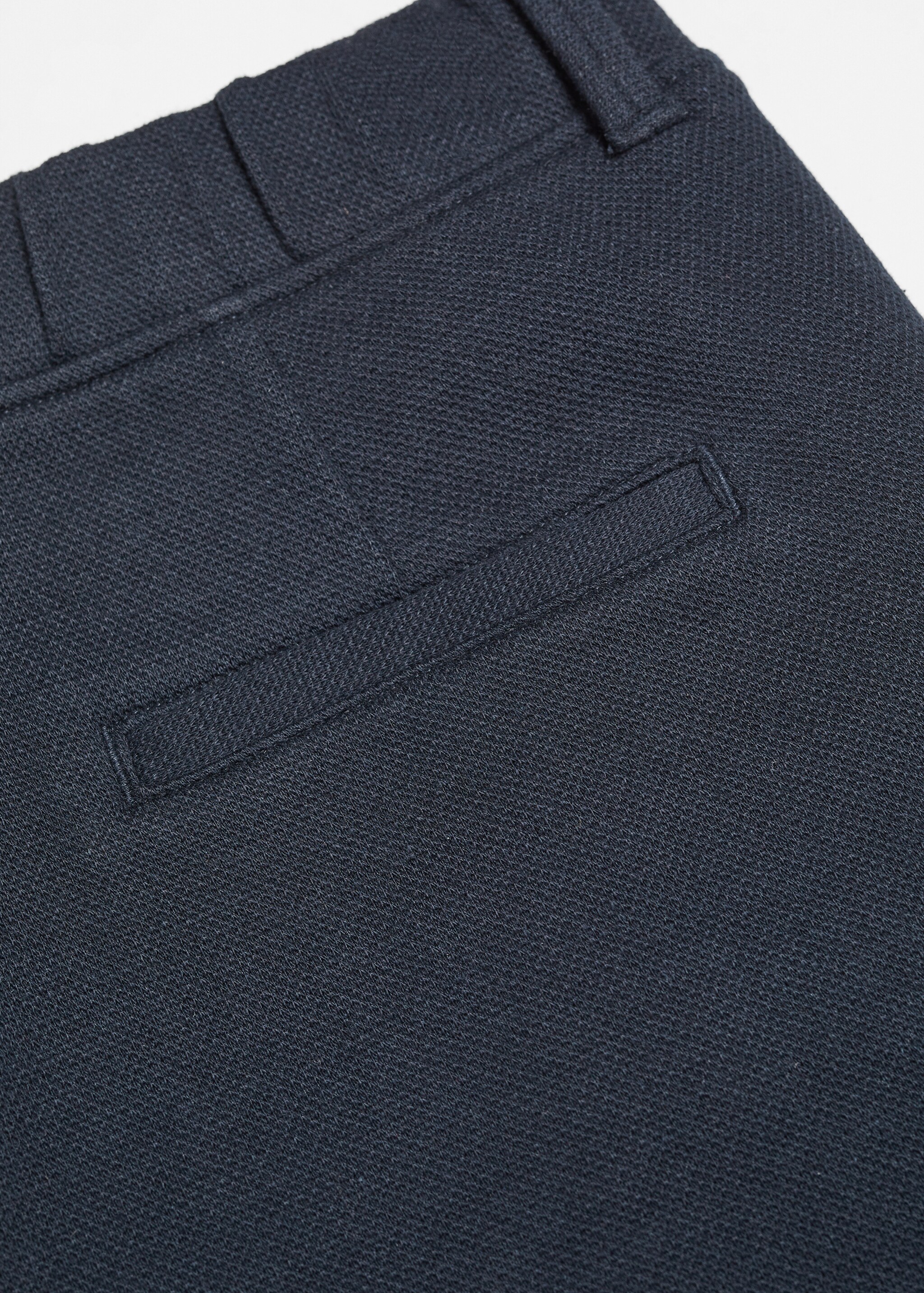 Slim-fit chino cotton bermuda shorts - Details of the article 0