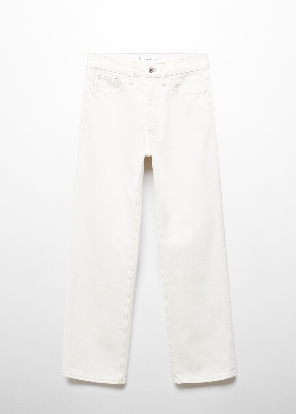 Mid-rise straight jeans - image 5
