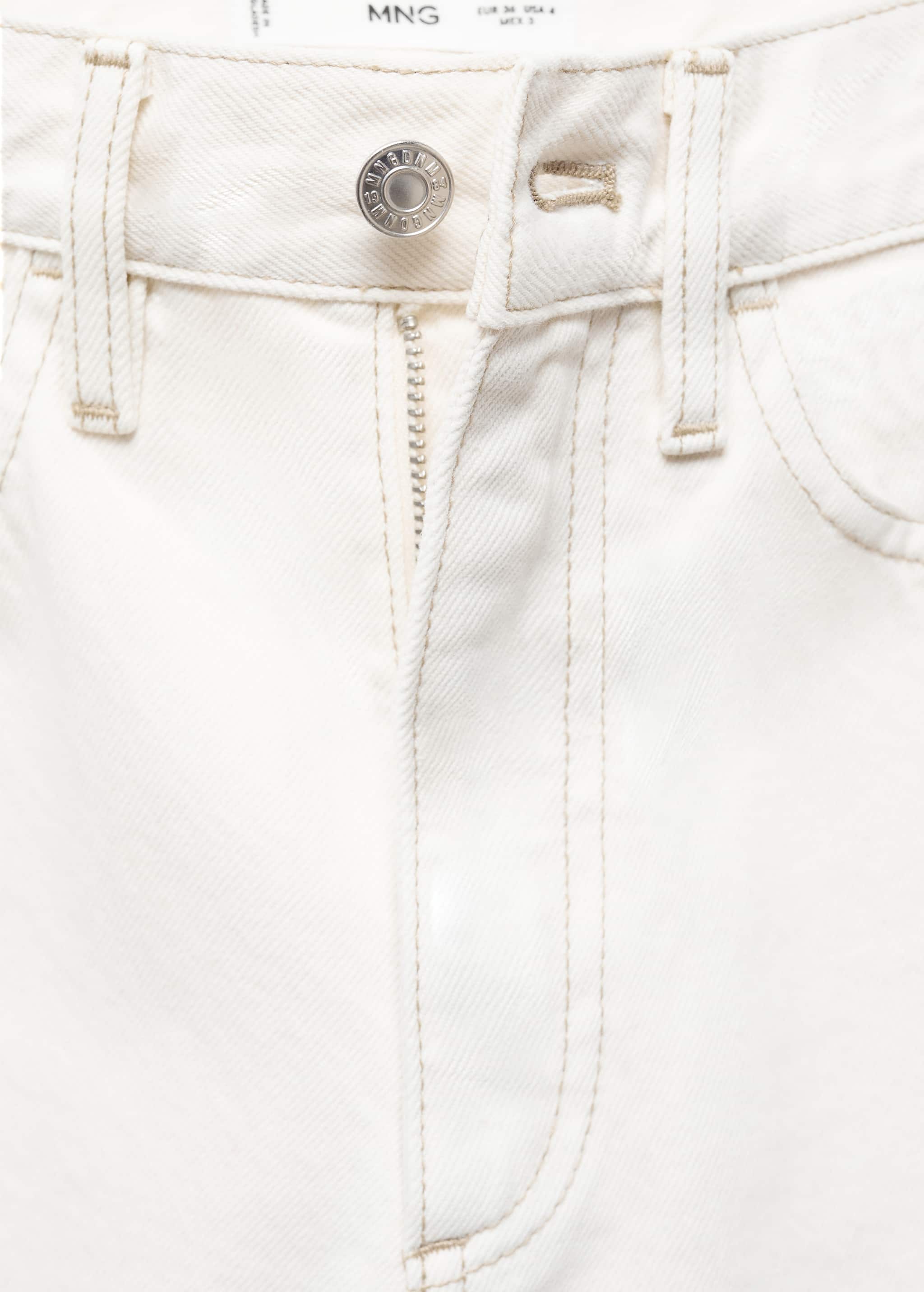 Mid-rise straight jeans - Details of the article 8