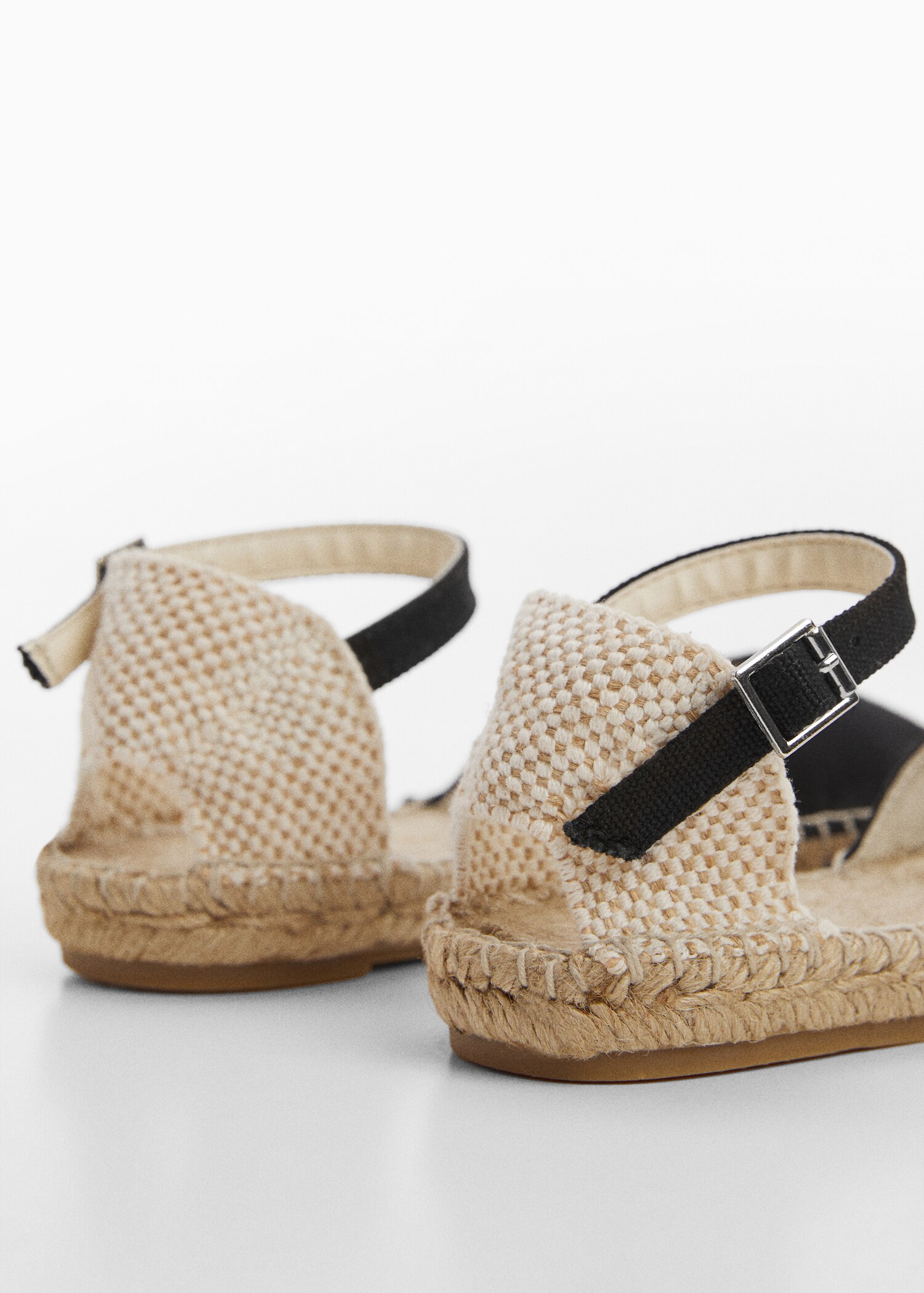 Espadrilles croûte de cuir - Détail de l'article 1