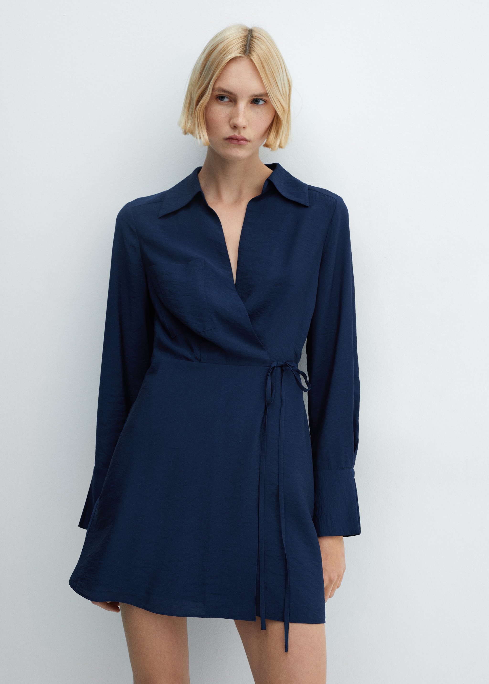 Bow wrap dress - Medium plane