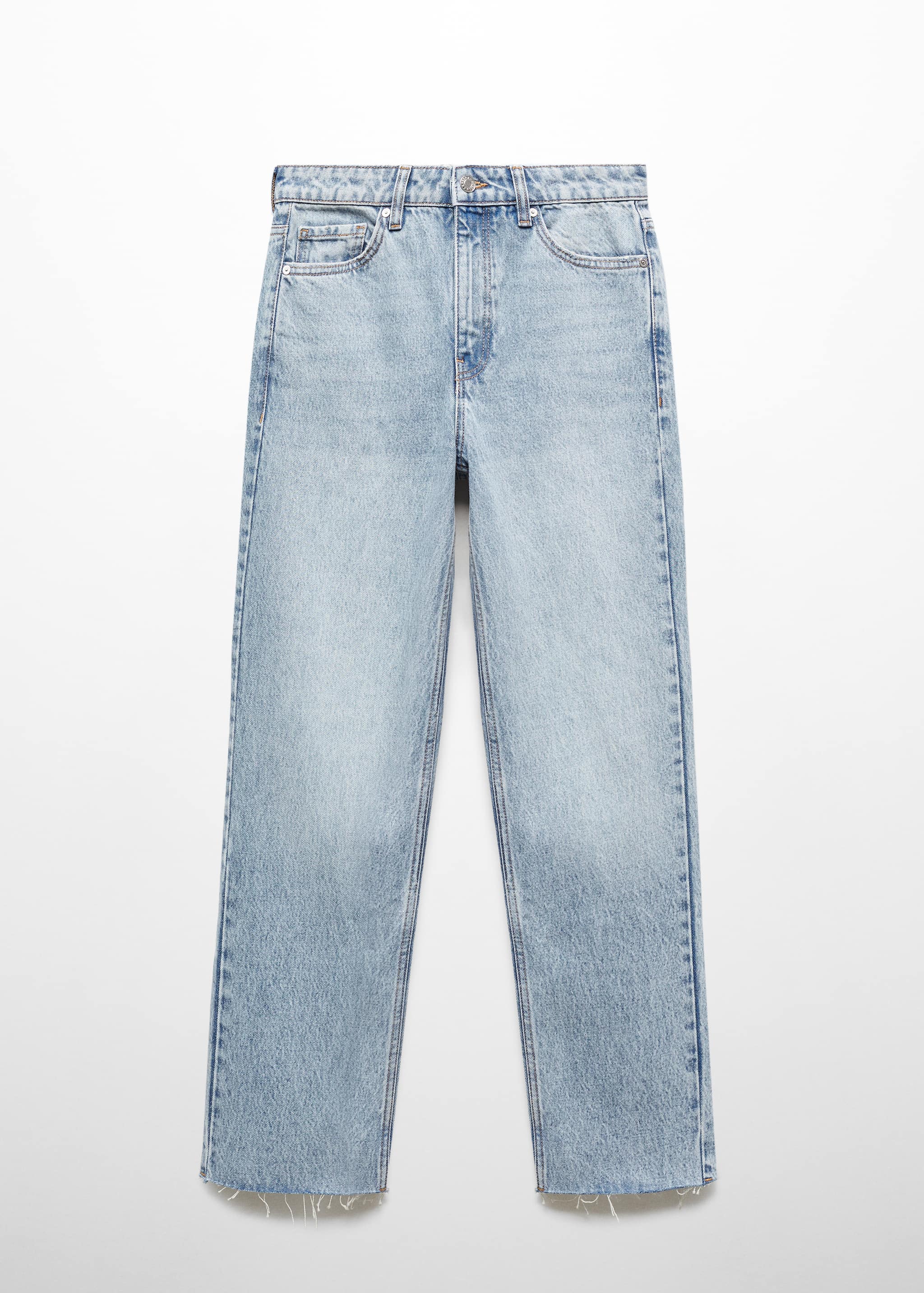 Straight-fit cropped jeans - Article without model
