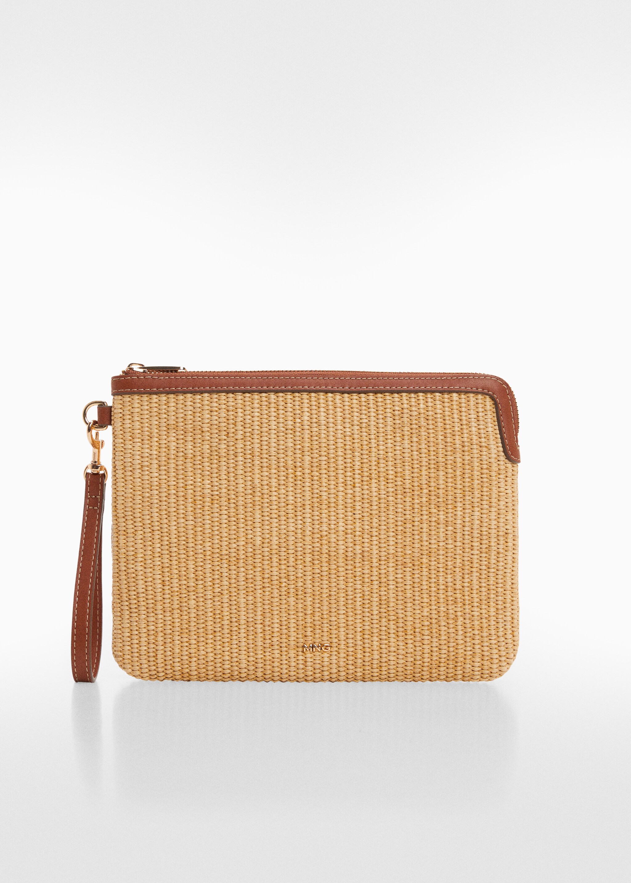 Raffia effect clutch - Article without model