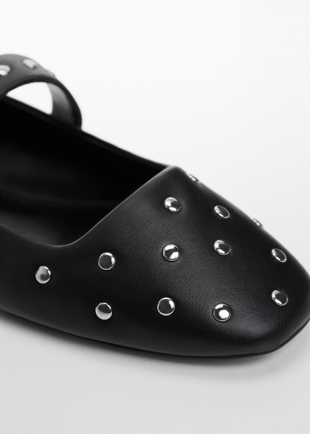 Studded ballet flats