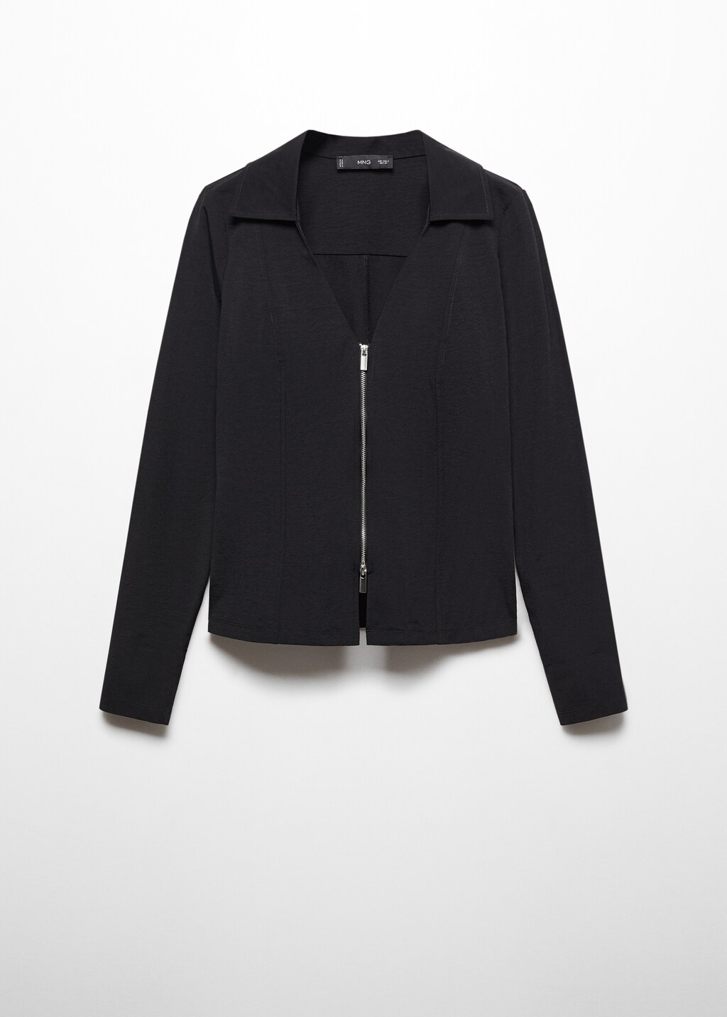 Mango black jacket clearance