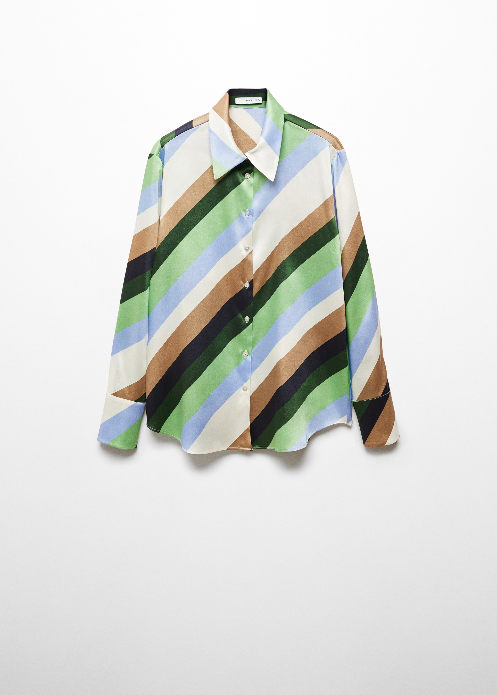 Satin striped shirt - Article without model