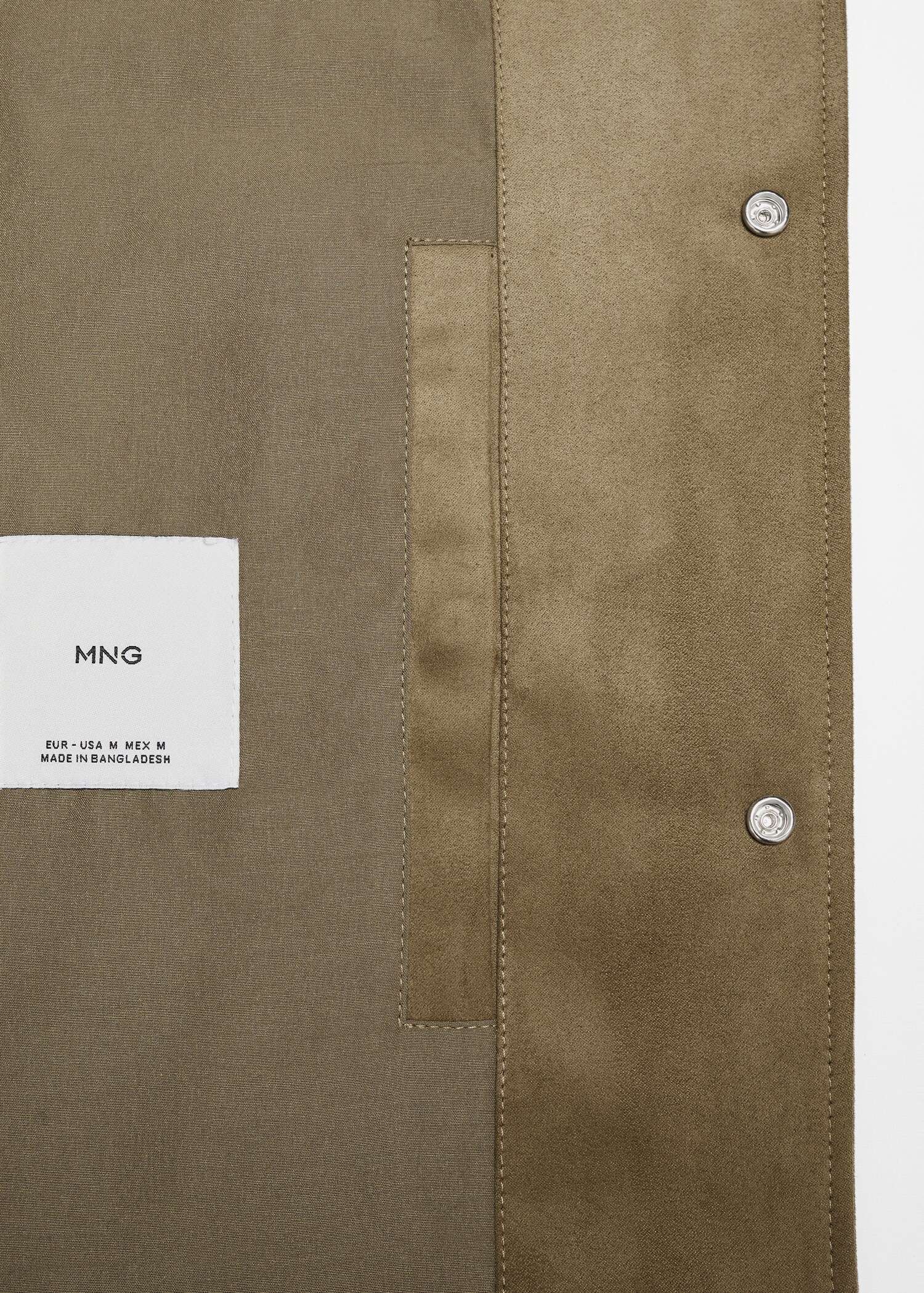 Blouson imitation daim poches - Détail de l'article 8