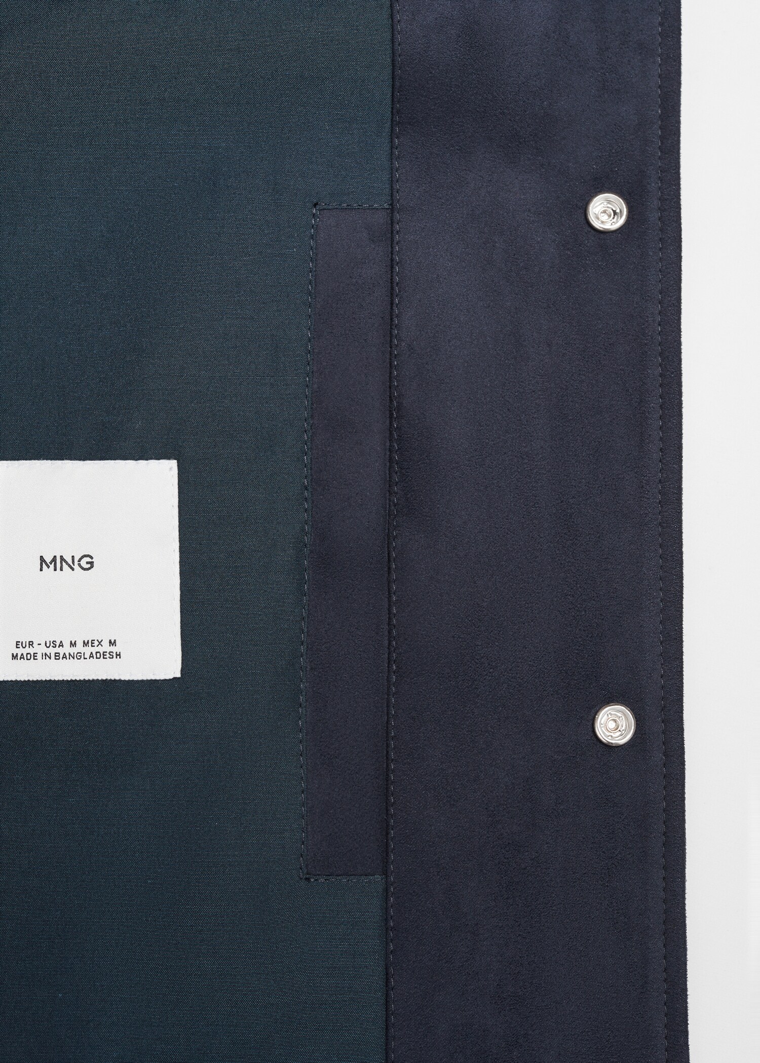 Suede-effect jacket with pockets - Man | MANGO USA
