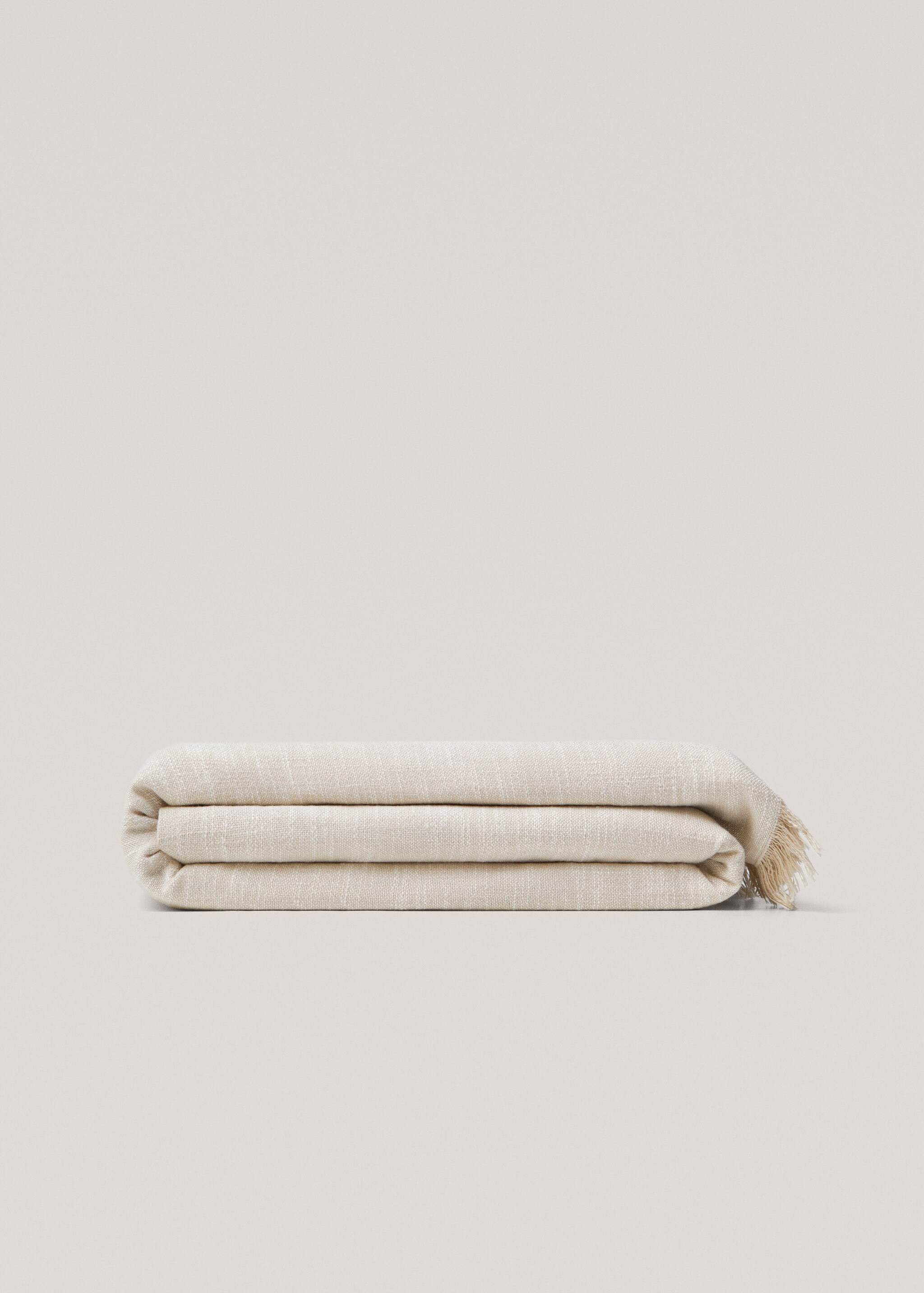 Texturierte Decke aus 100 % Baumwolle - Artikel ohne Model