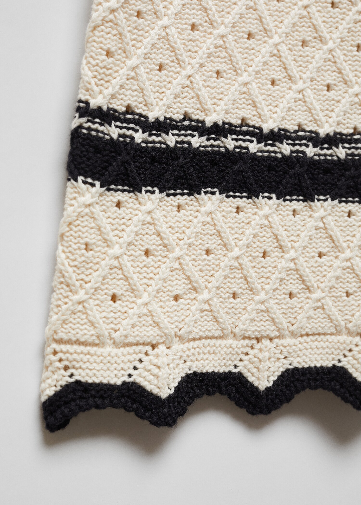 Striped knit trousers - Details of the article 8