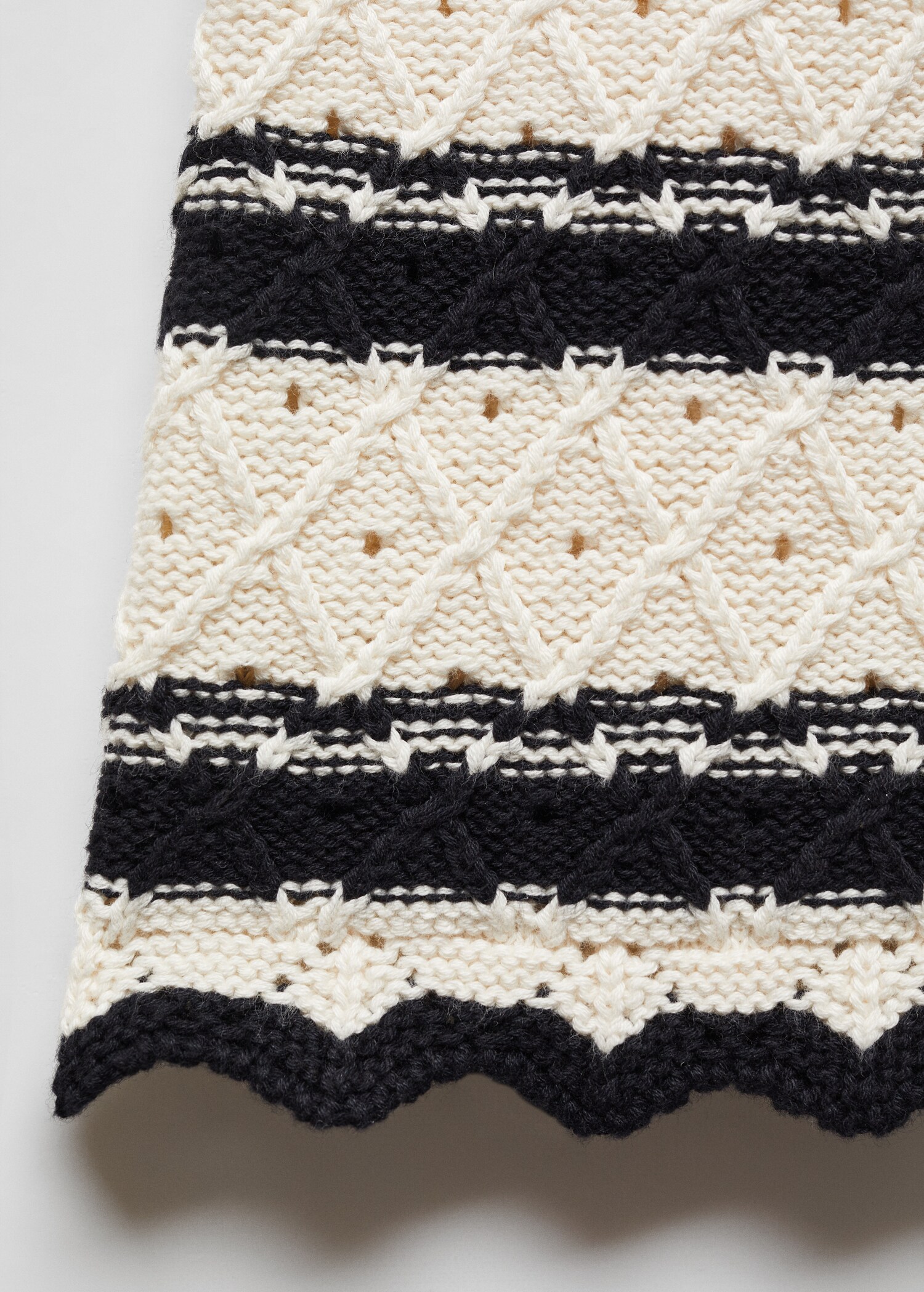 Pantalon maille à rayures - Détail de l'article 0