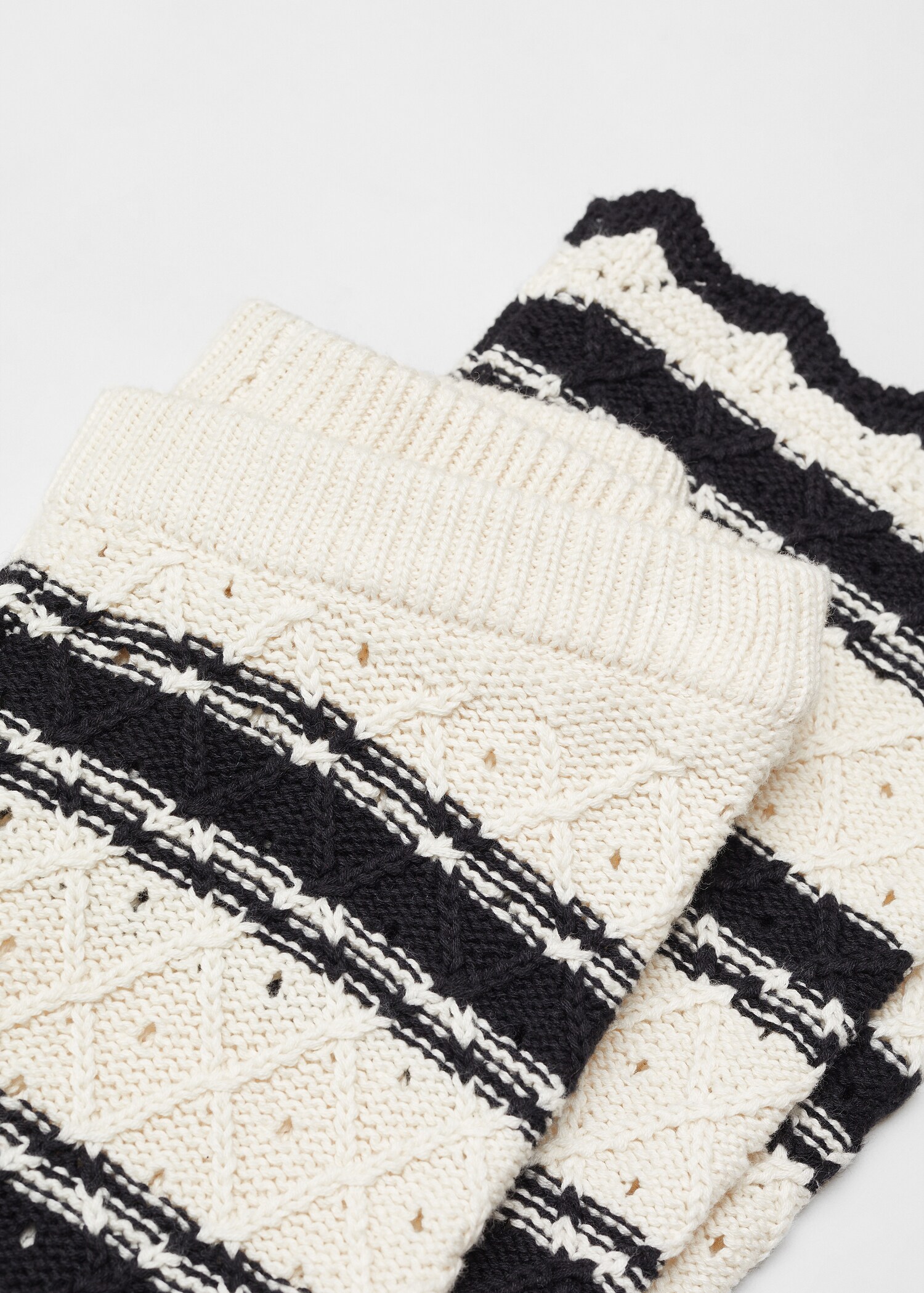 Pantalon maille à rayures - Détail de l'article 8