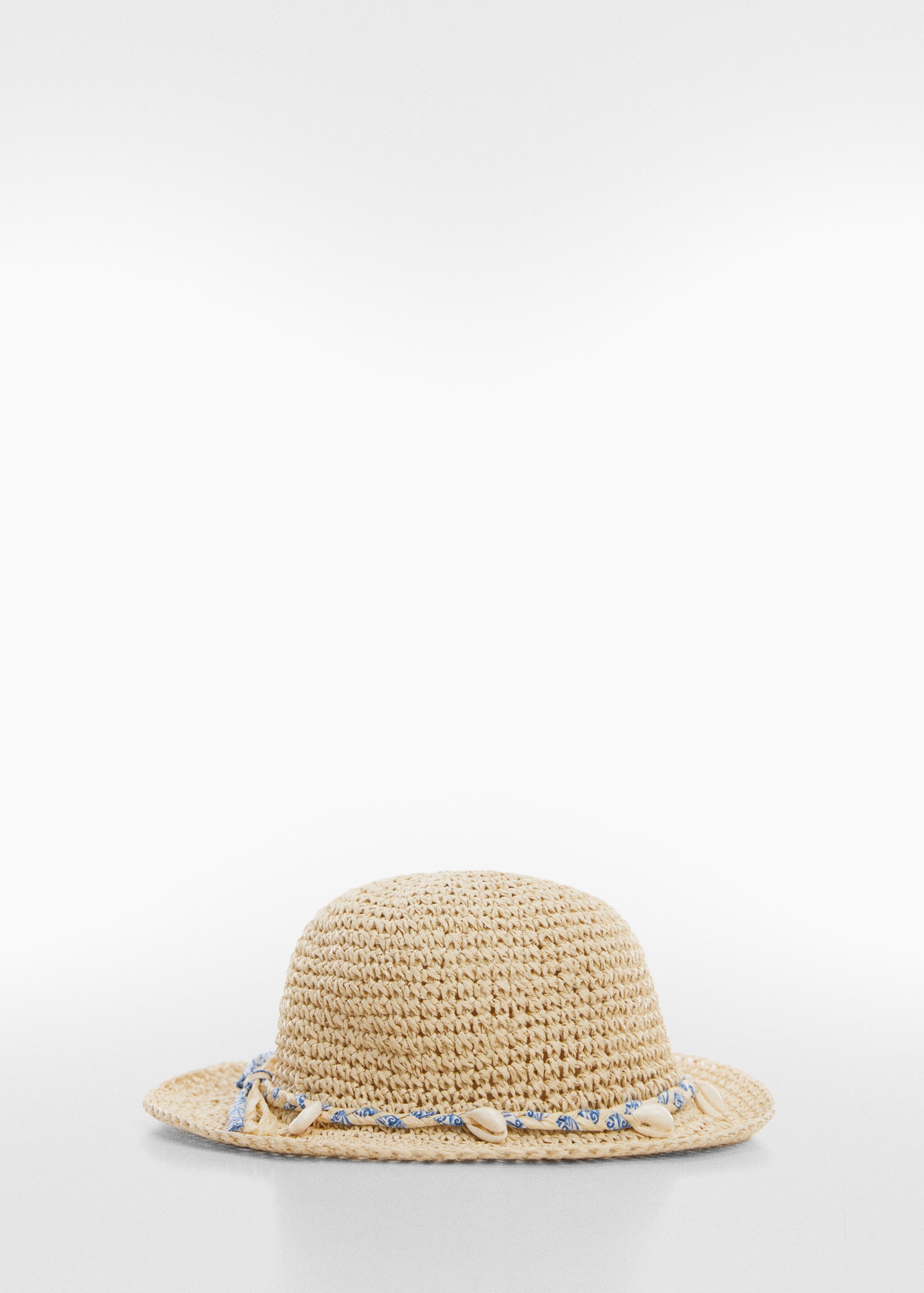 Chapéu de palha com conchas - Artigo sem modelo