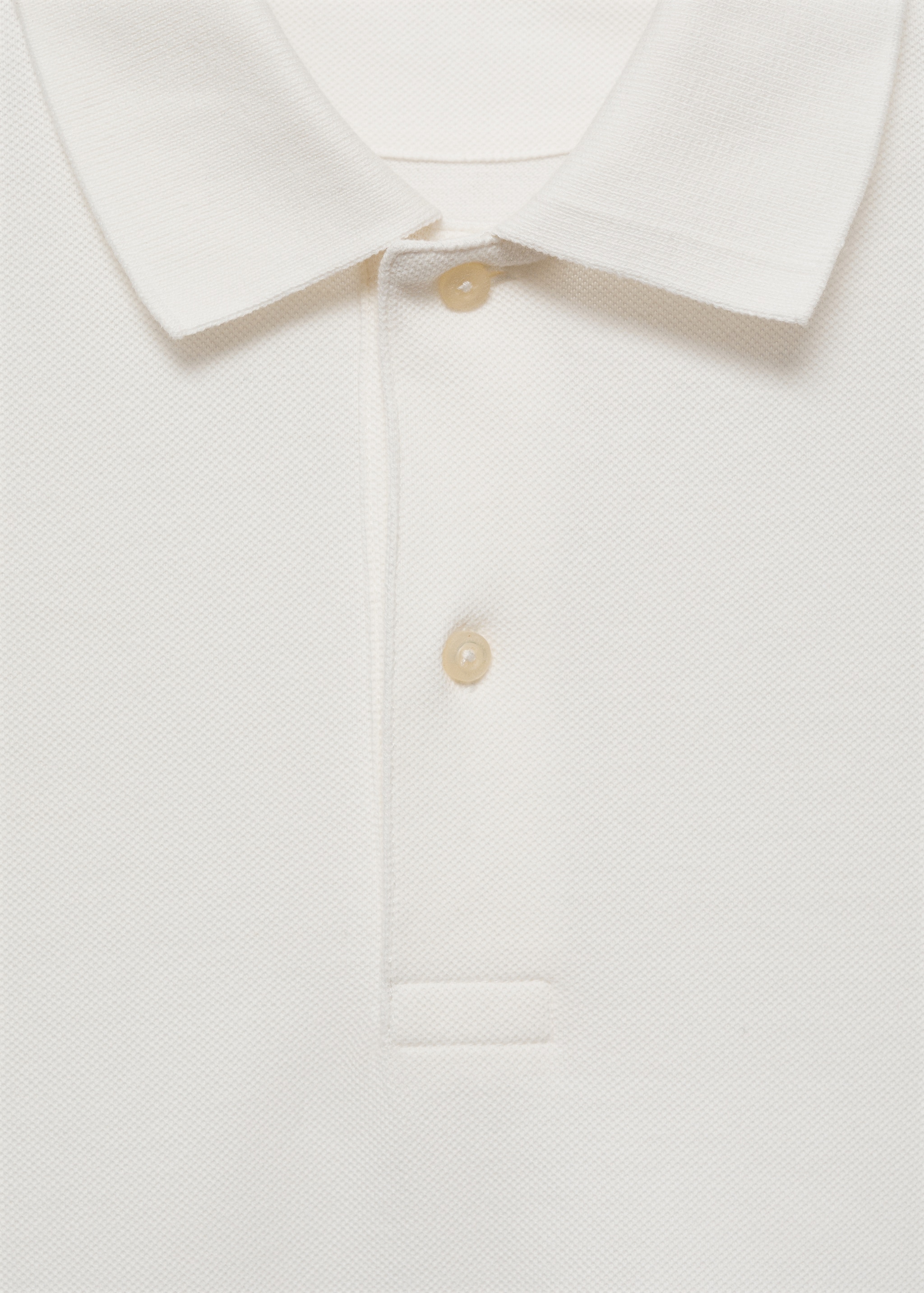 Short-sleeved cotton polo shirt - Details of the article 8