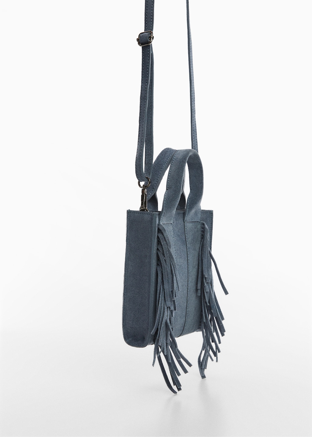 Mango fringe leather bag hotsell
