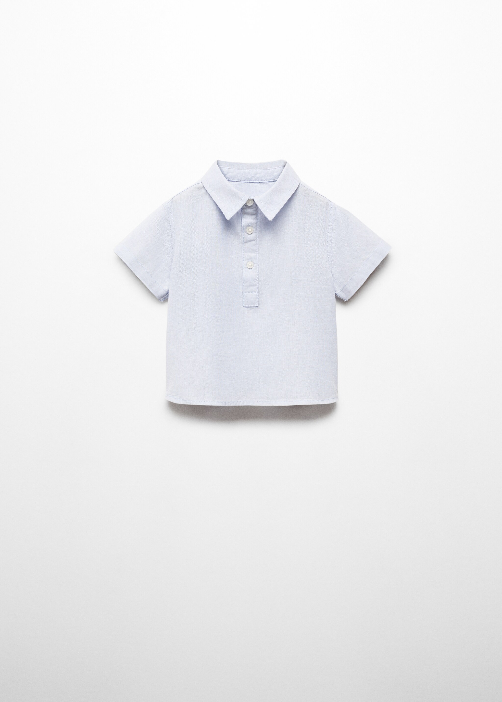Linen polo shirt - Article without model