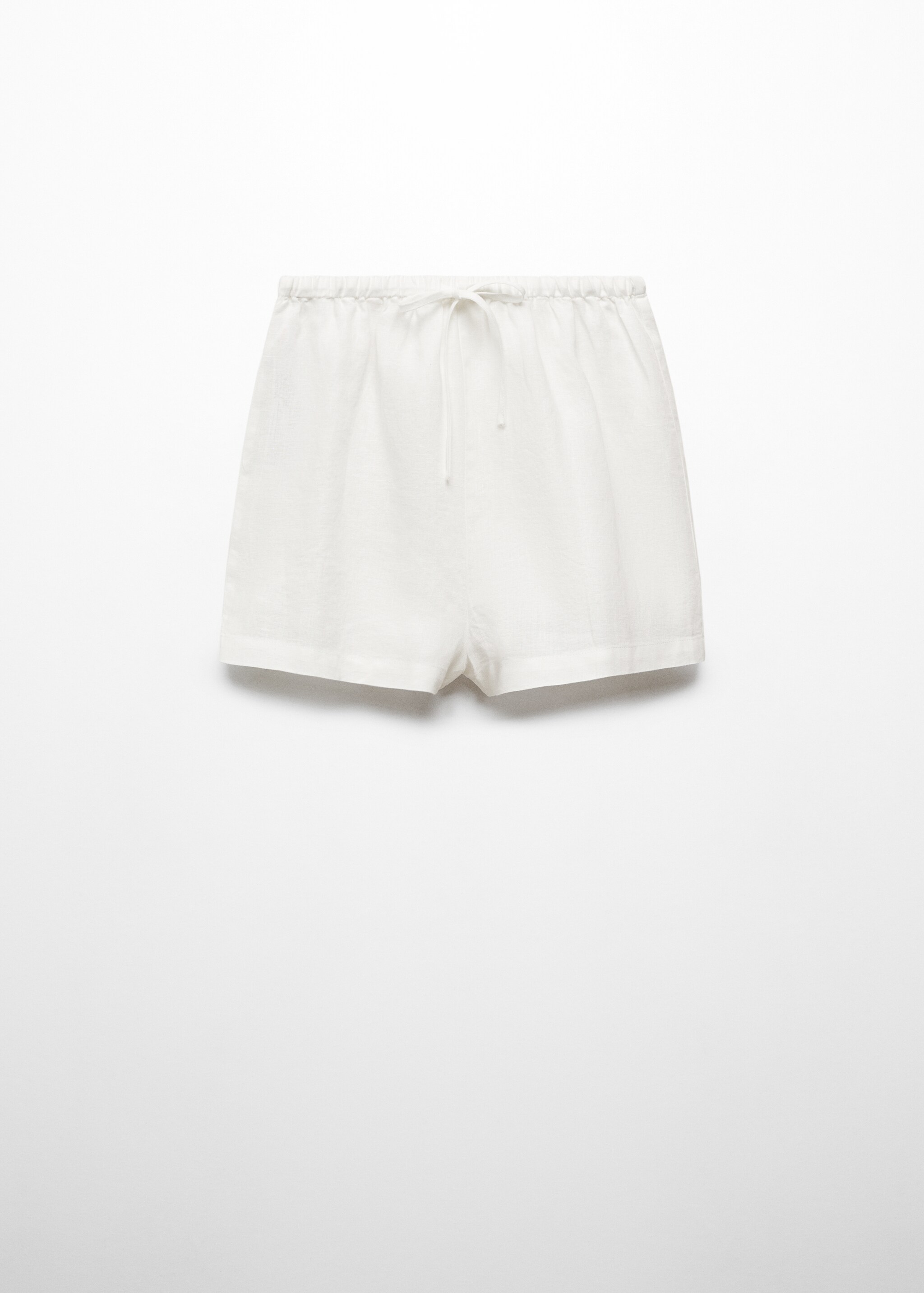 Linen pajama shorts - Article without model