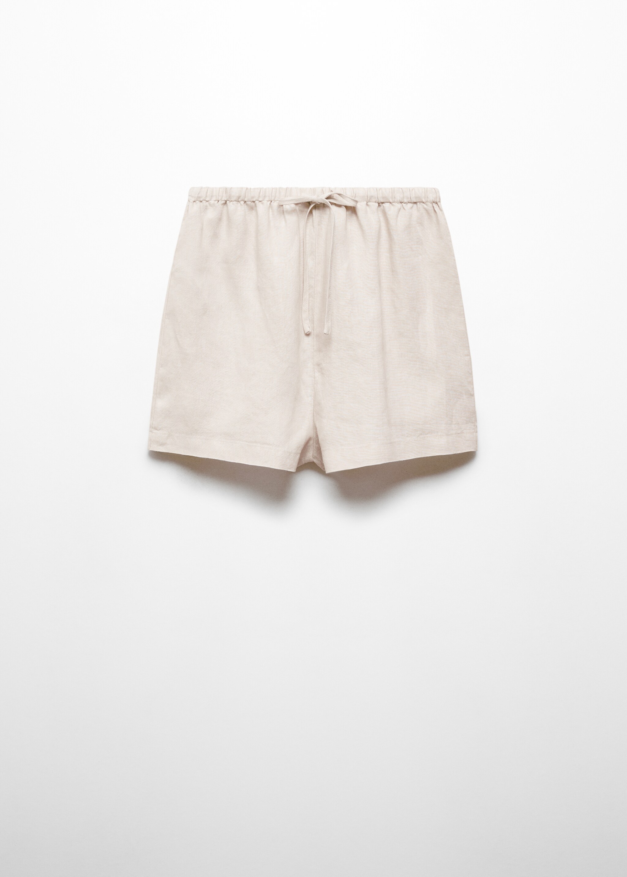 Linen pajama shorts - Article without model