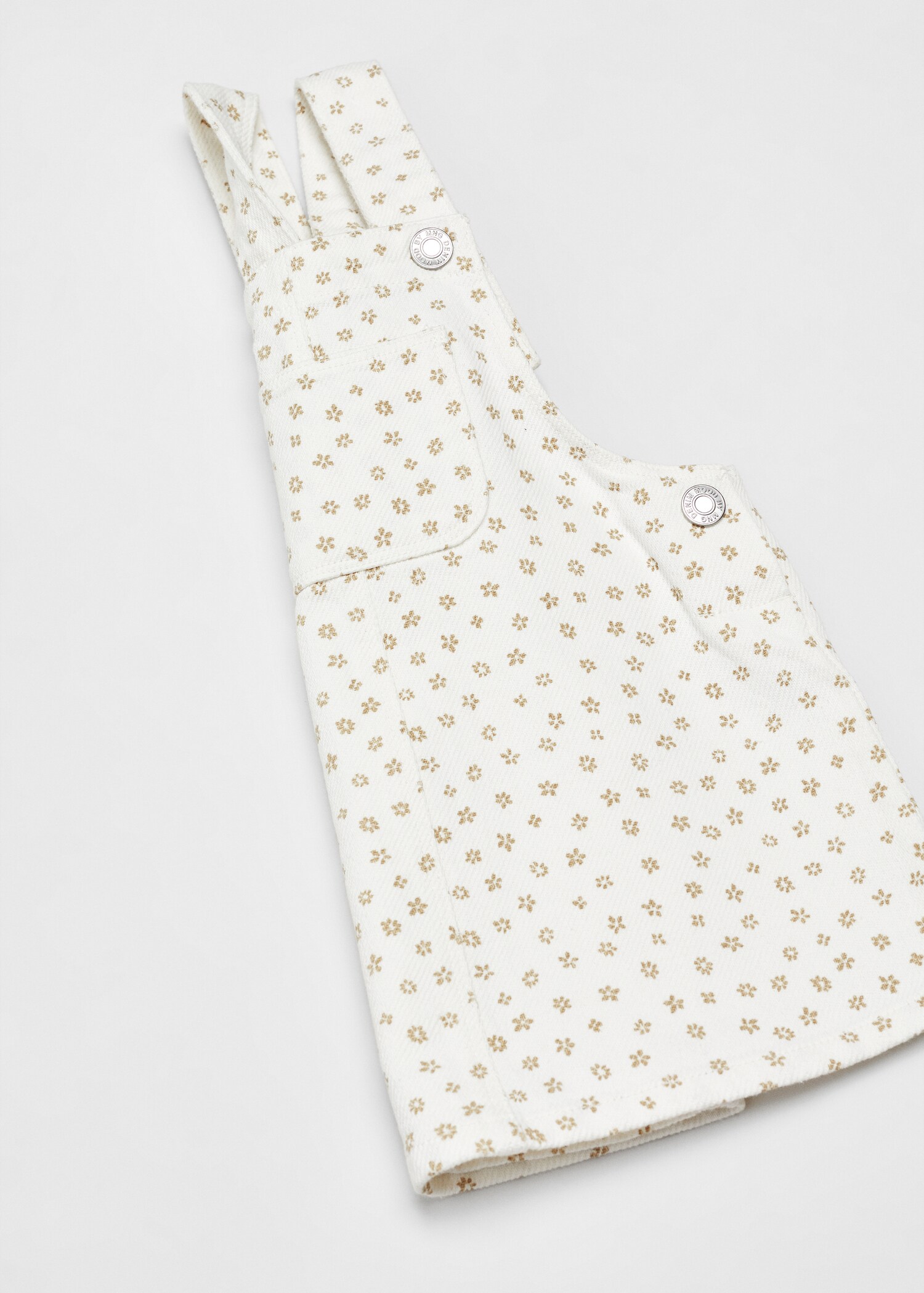Printed denim overalls - Details of the article 0